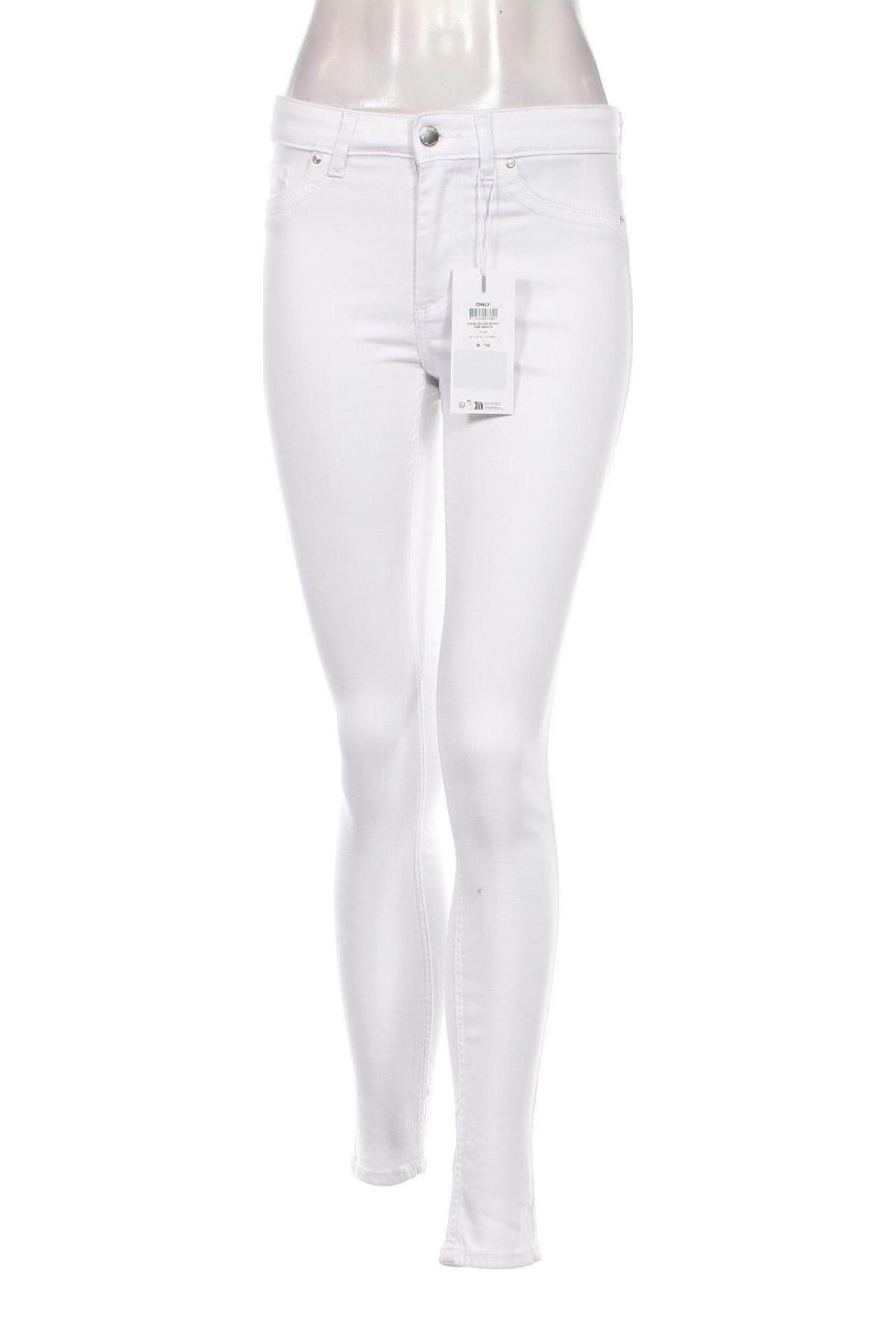Γυναικείο Τζίν ONLY, Μέγεθος M, Χρώμα Λευκό, Τιμή 13,89 €