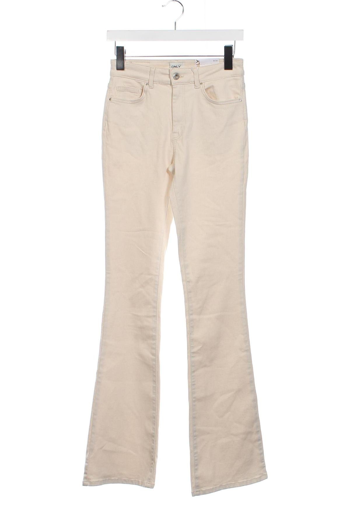 Damen Jeans ONLY, Größe M, Farbe Ecru, Preis 13,89 €