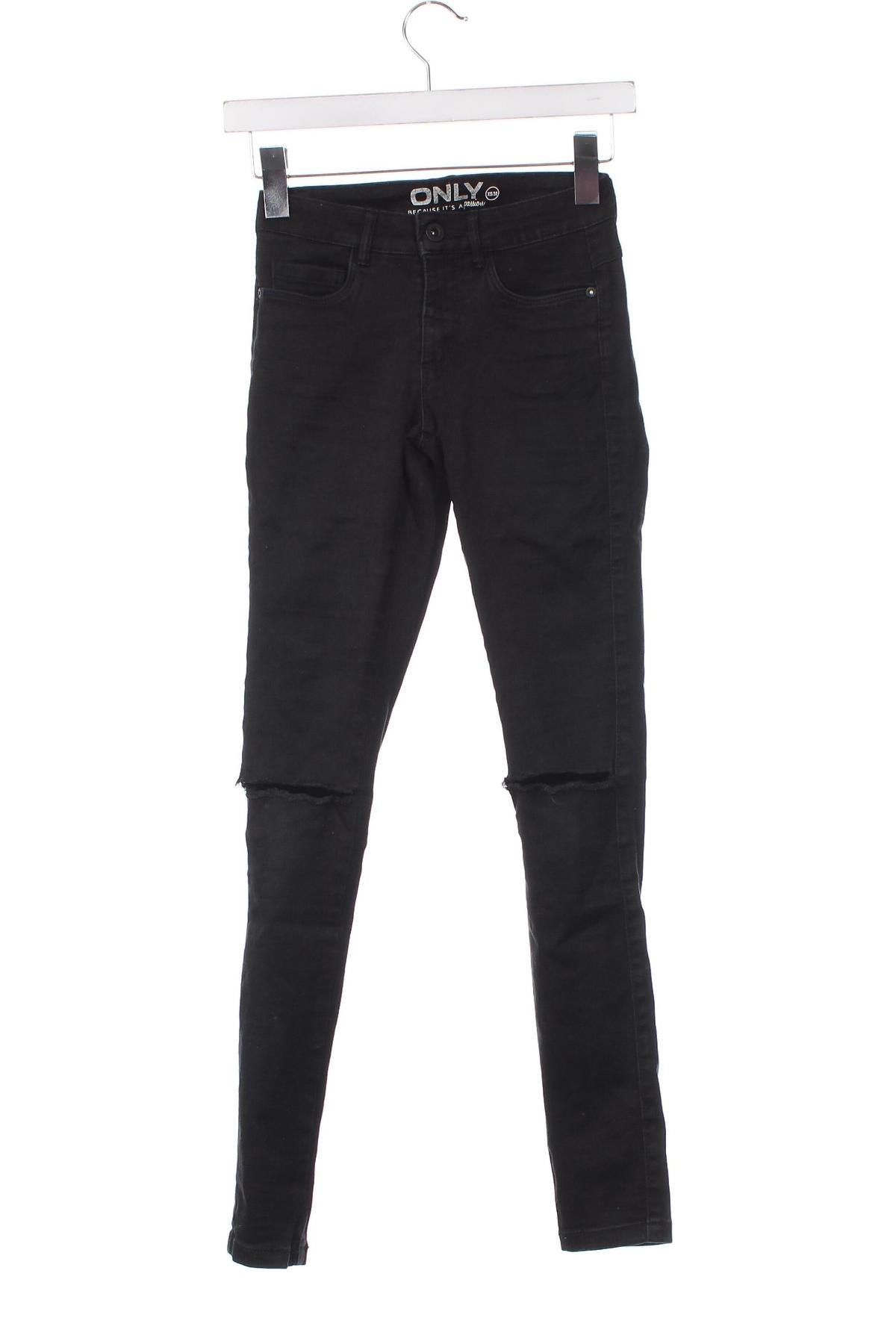 Dámské džíny  ONLY, Velikost XS, Barva Černá, Cena  219,00 Kč