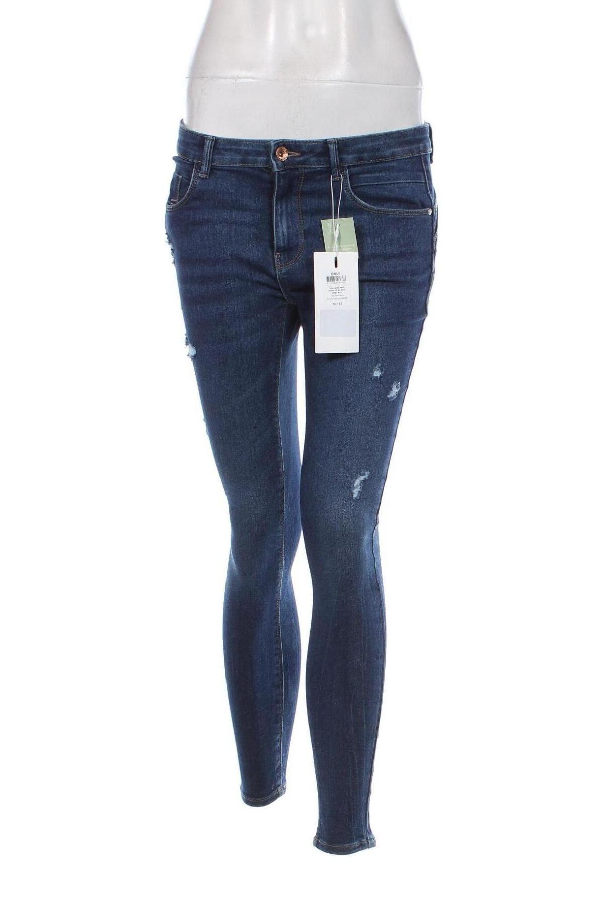 Dámské džíny  ONLY, Velikost M, Barva Modrá, Cena  556,00 Kč