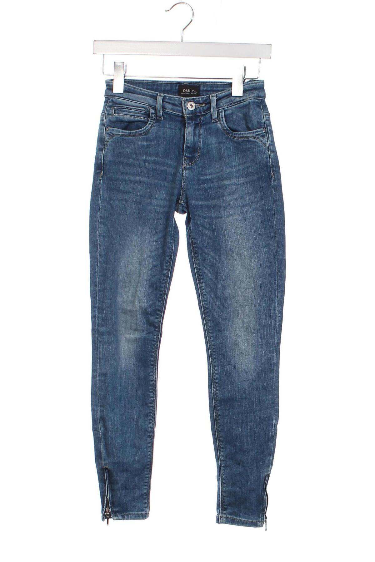 Dámske džínsy  ONLY, Veľkosť XS, Farba Modrá, Cena  17,38 €