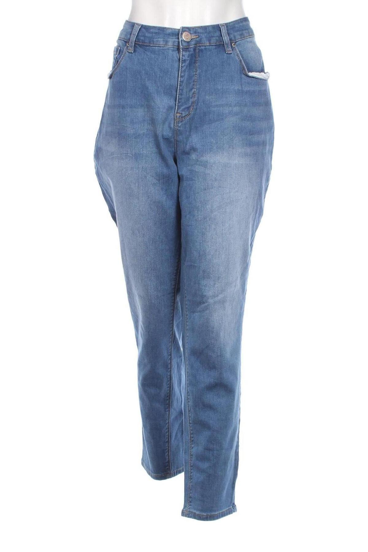 Damskie jeansy One 5 One, Rozmiar XXL, Kolor Niebieski, Cena 51,02 zł