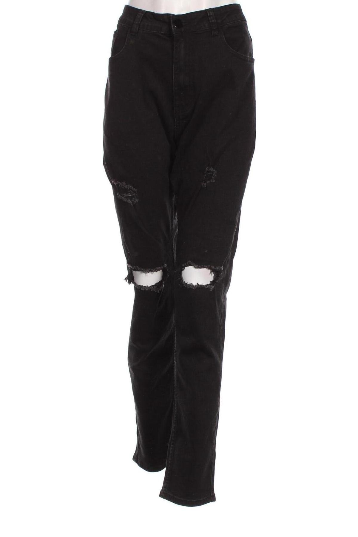 Γυναικείο Τζίν SHEIN, Μέγεθος XL, Χρώμα Μαύρο, Τιμή 8,07 €