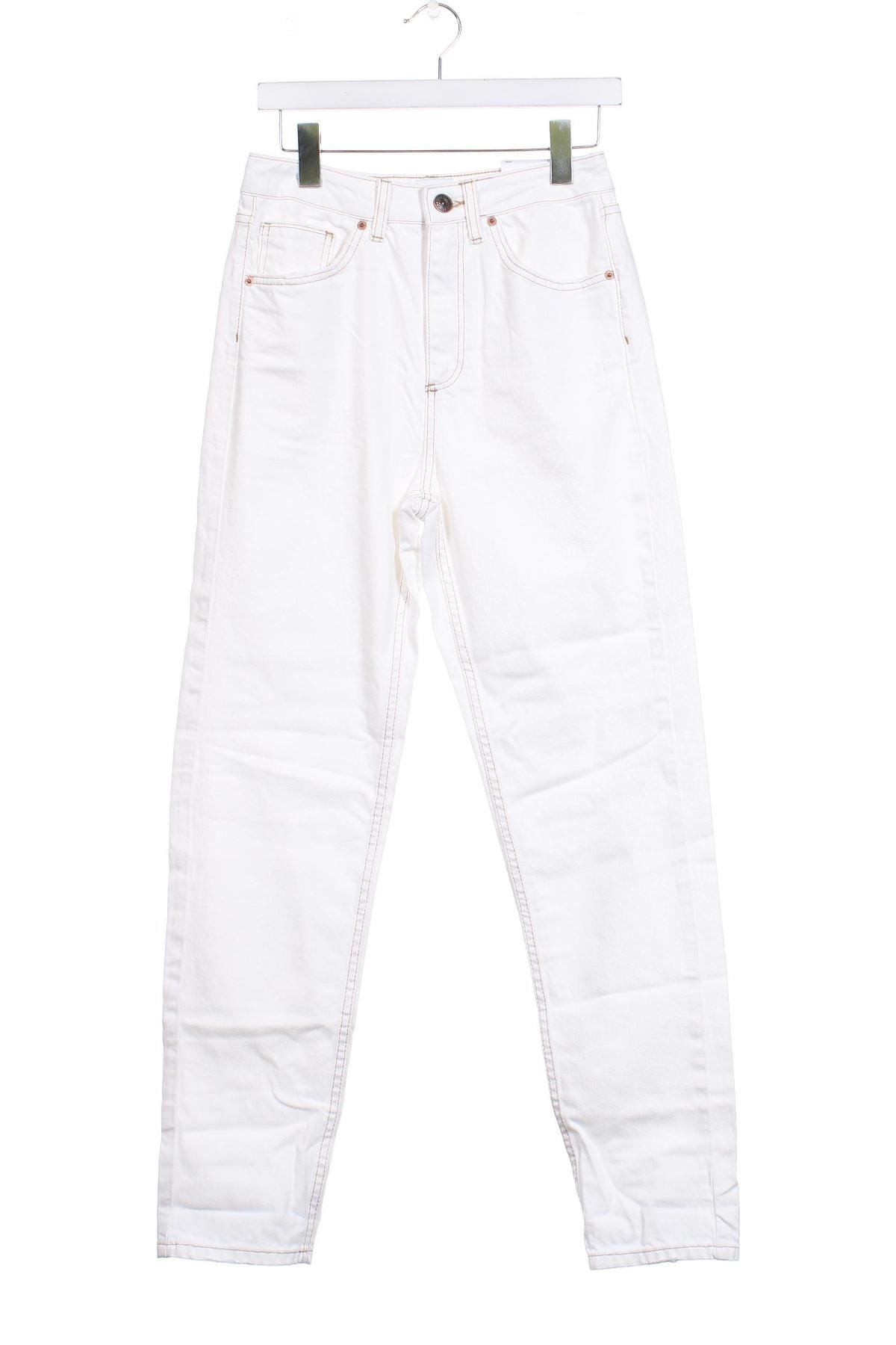 Дамски дънки Urban Outfitters, Размер XS, Цвят Бял, Цена 37,20 лв.