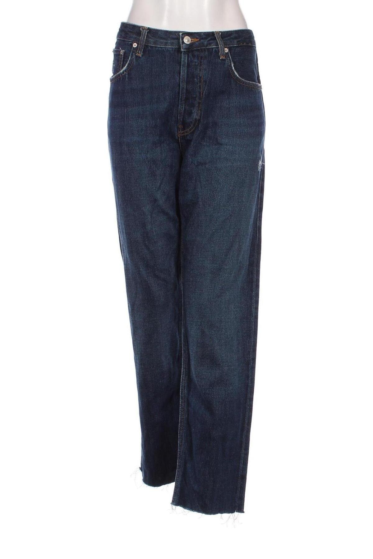 Damen Jeans Zara, Größe L, Farbe Blau, Preis 18,79 €