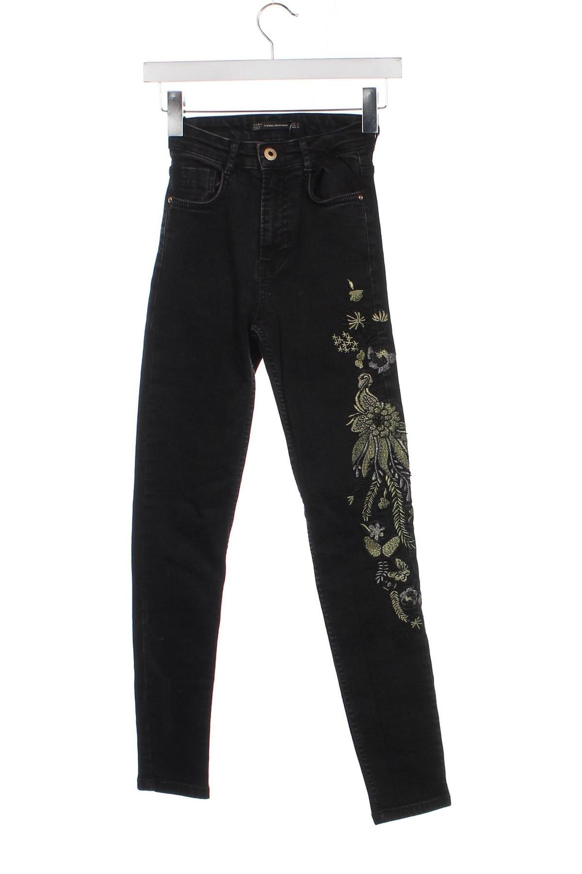 Damen Jeans Zara, Größe XS, Farbe Schwarz, Preis 8,18 €