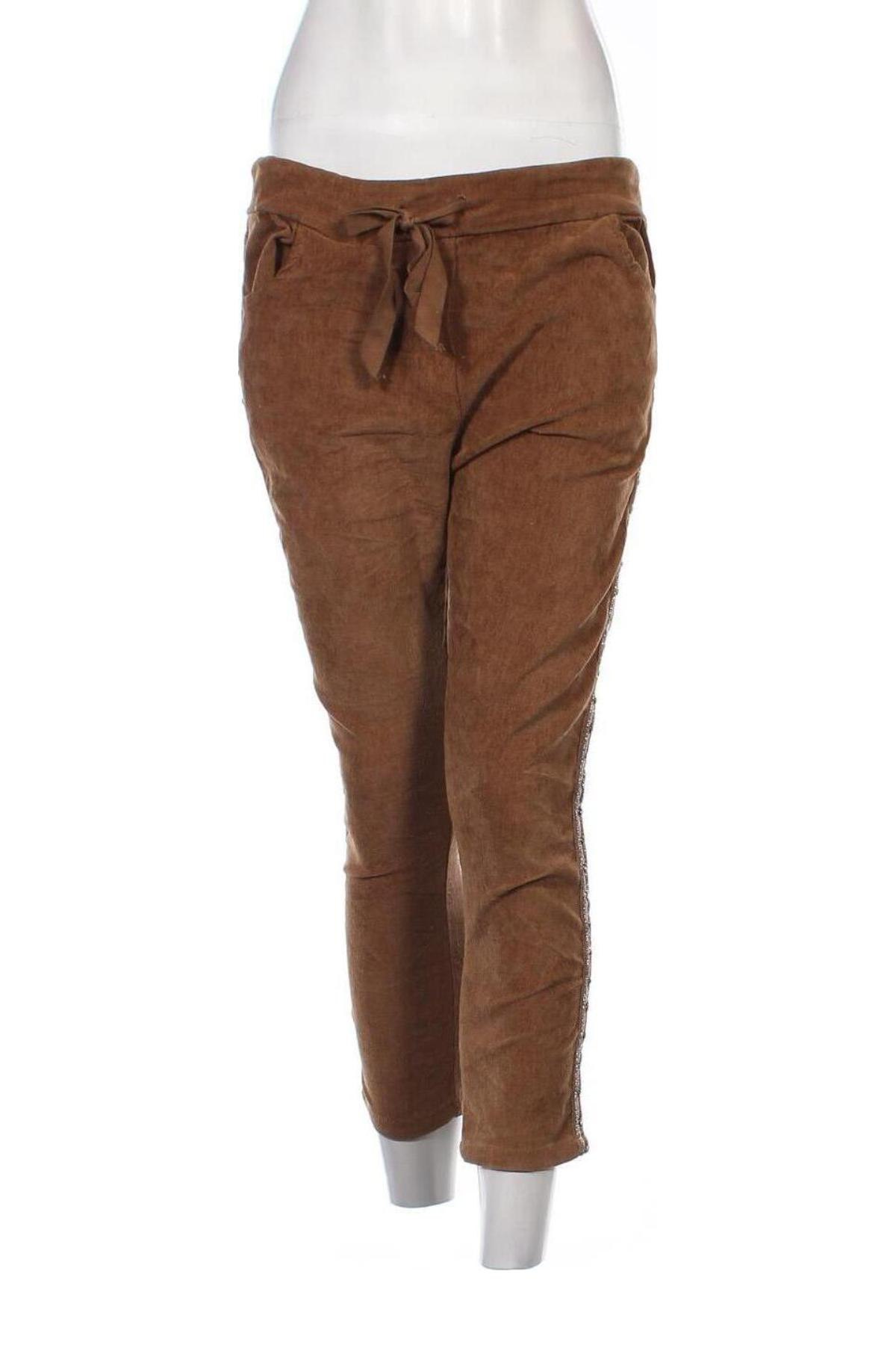 Γυναικείο κοτλέ παντελόνι, Μέγεθος M, Χρώμα Καφέ, Τιμή 5,56 €
