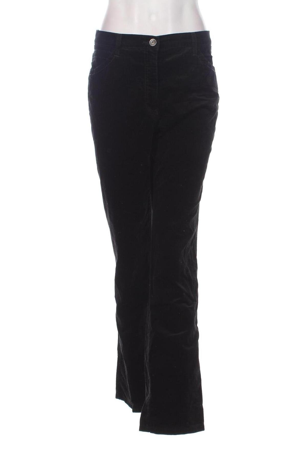 Pantaloni de velvet de femei Brax, Mărime XL, Culoare Negru, Preț 111,84 Lei