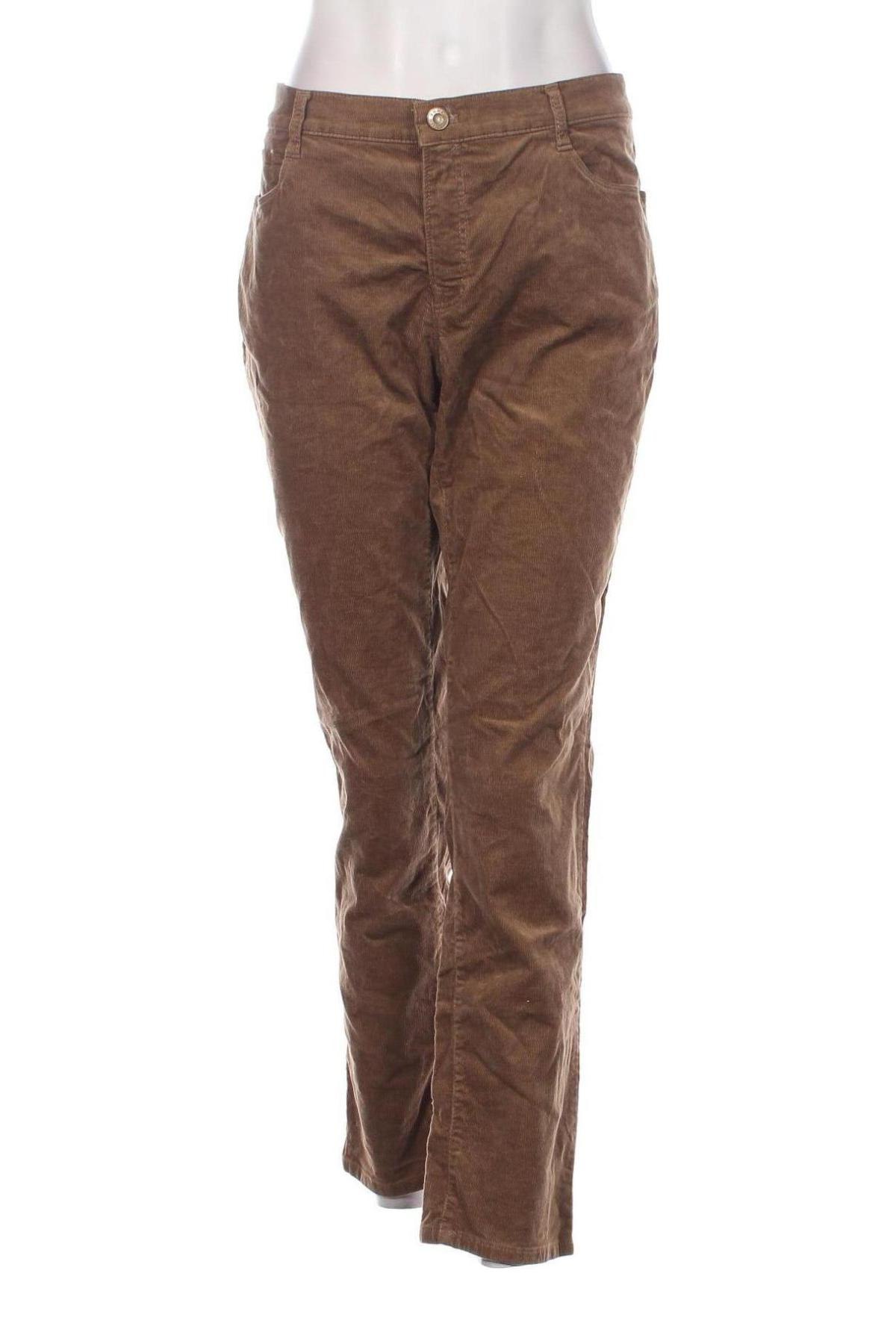 Damen Cordhose Brax, Größe L, Farbe Braun, Preis 8,49 €