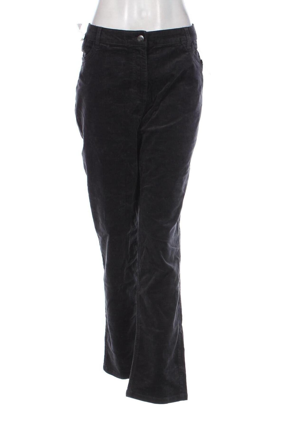 Pantaloni de velvet de femei Canda, Mărime XXL, Culoare Albastru, Preț 95,39 Lei