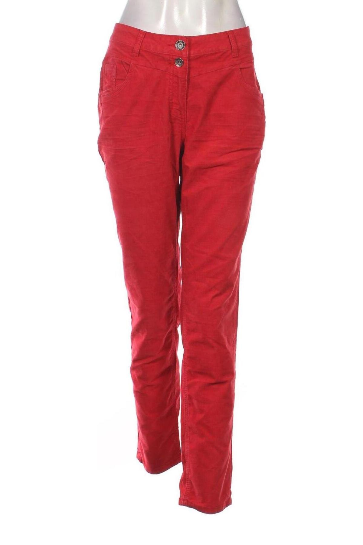 Γυναικείο κοτλέ παντελόνι Cecil, Μέγεθος L, Χρώμα Κόκκινο, Τιμή 10,14 €