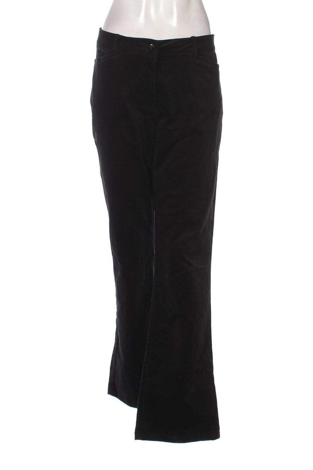Pantaloni de velvet de femei Esmara, Mărime XL, Culoare Negru, Preț 42,93 Lei