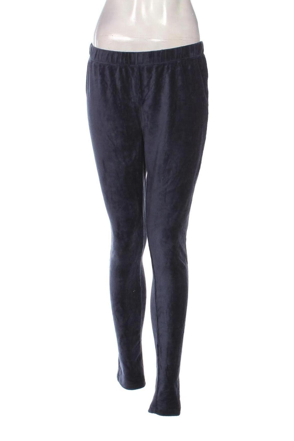 Pantaloni de velvet de femei Esmara, Mărime L, Culoare Albastru, Preț 28,62 Lei