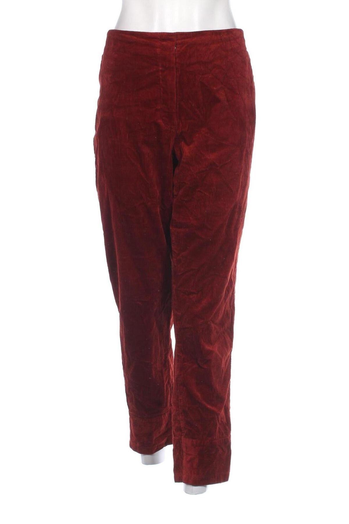 Pantaloni de velvet de femei Gerry Weber, Mărime XL, Culoare Roșu, Preț 223,68 Lei