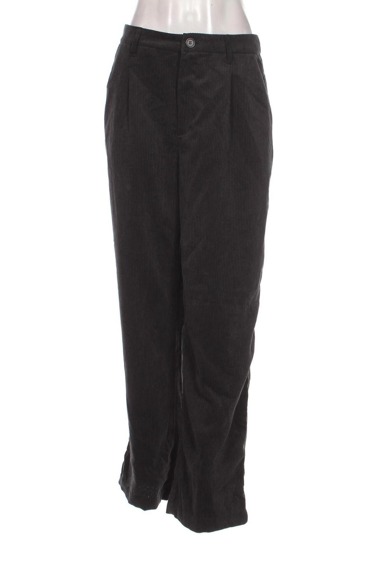 Γυναικείο κοτλέ παντελόνι H&M Divided, Μέγεθος M, Χρώμα Μαύρο, Τιμή 4,49 €
