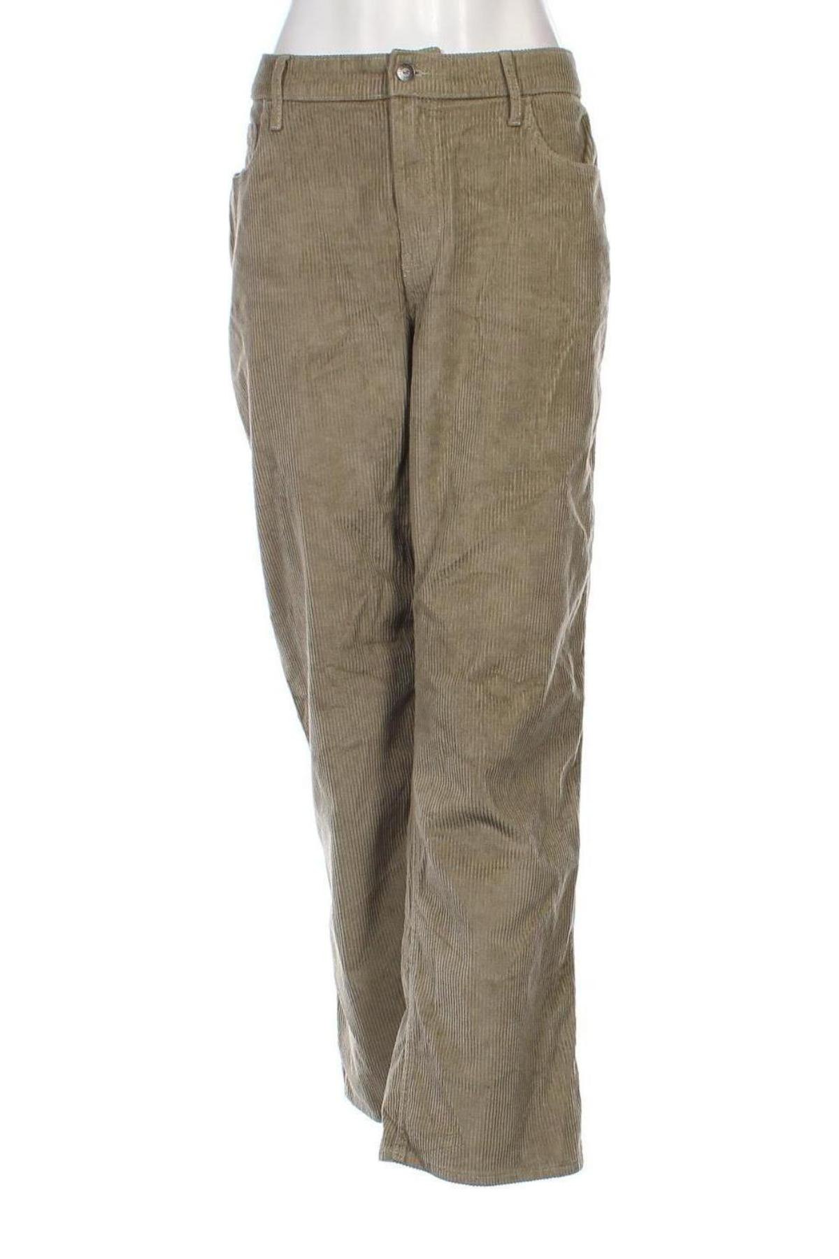 Γυναικείο κοτλέ παντελόνι Hollister, Μέγεθος M, Χρώμα Πράσινο, Τιμή 5,33 €