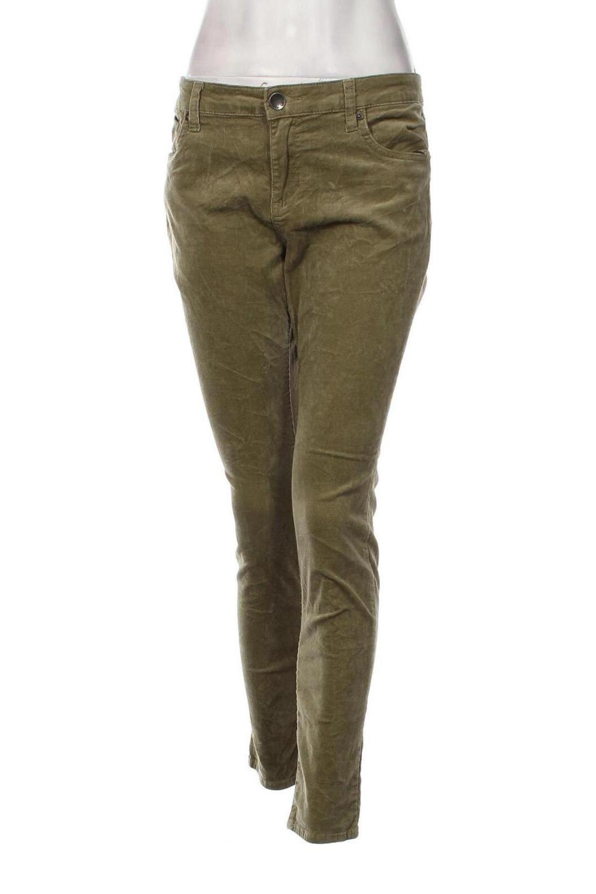 Pantaloni de velvet de femei Kut From The Kloth, Mărime XL, Culoare Verde, Preț 89,47 Lei