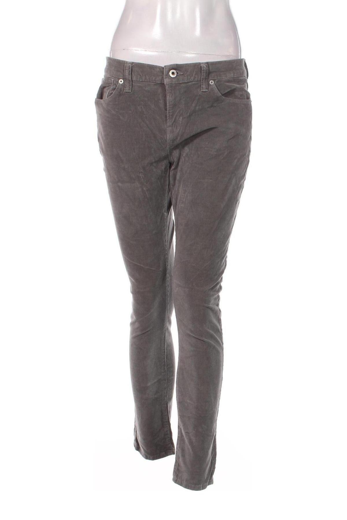 Pantaloni de velvet de femei Lucky Brand, Mărime S, Culoare Gri, Preț 26,97 Lei