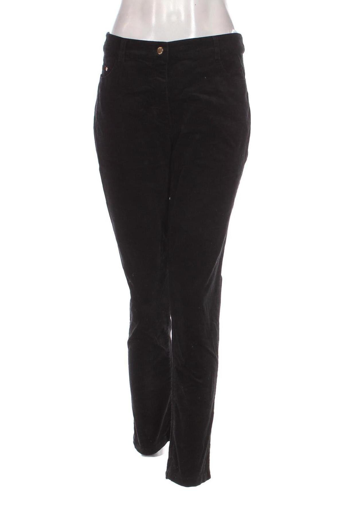 Pantaloni de velvet de femei Micha, Mărime M, Culoare Negru, Preț 32,37 Lei