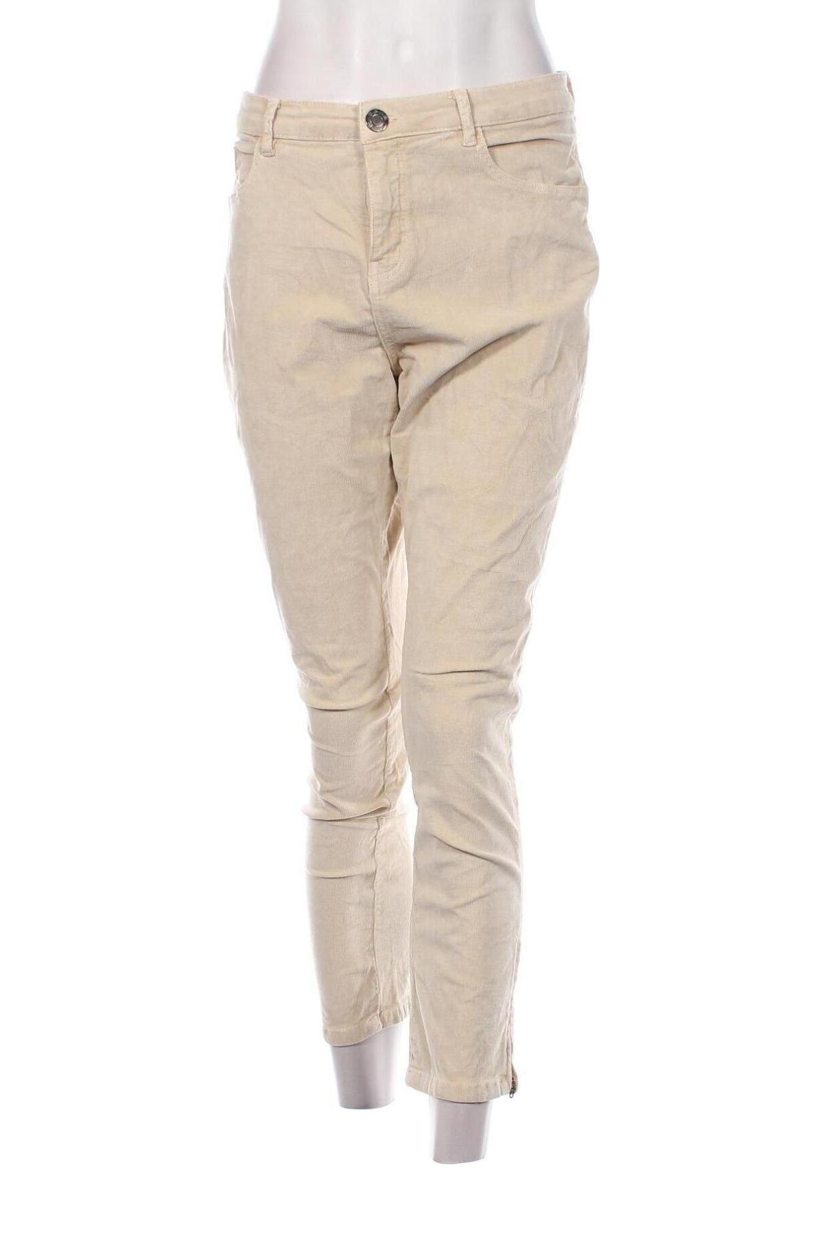 Damen Cordhose Opus, Größe L, Farbe Beige, Preis 7,99 €