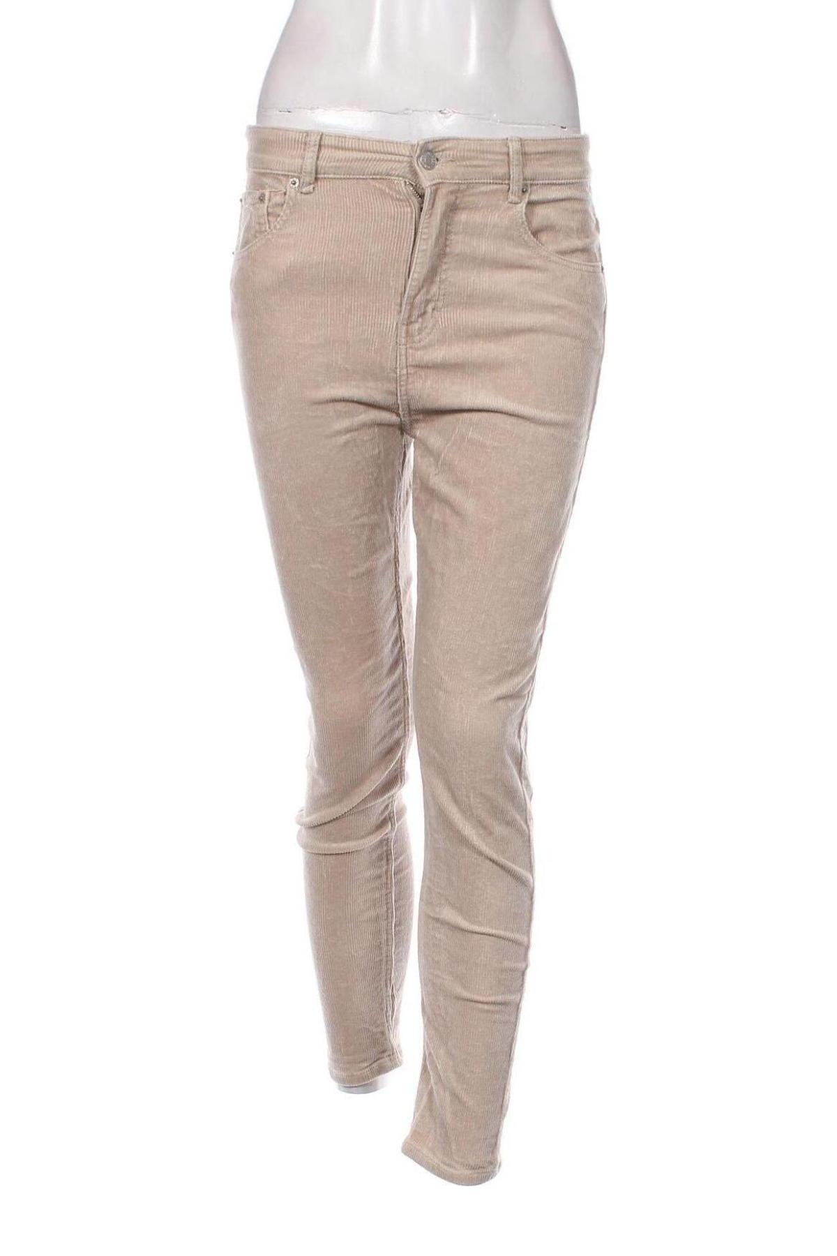 Damen Cordhose Pull&Bear, Größe M, Farbe Beige, Preis € 5,85