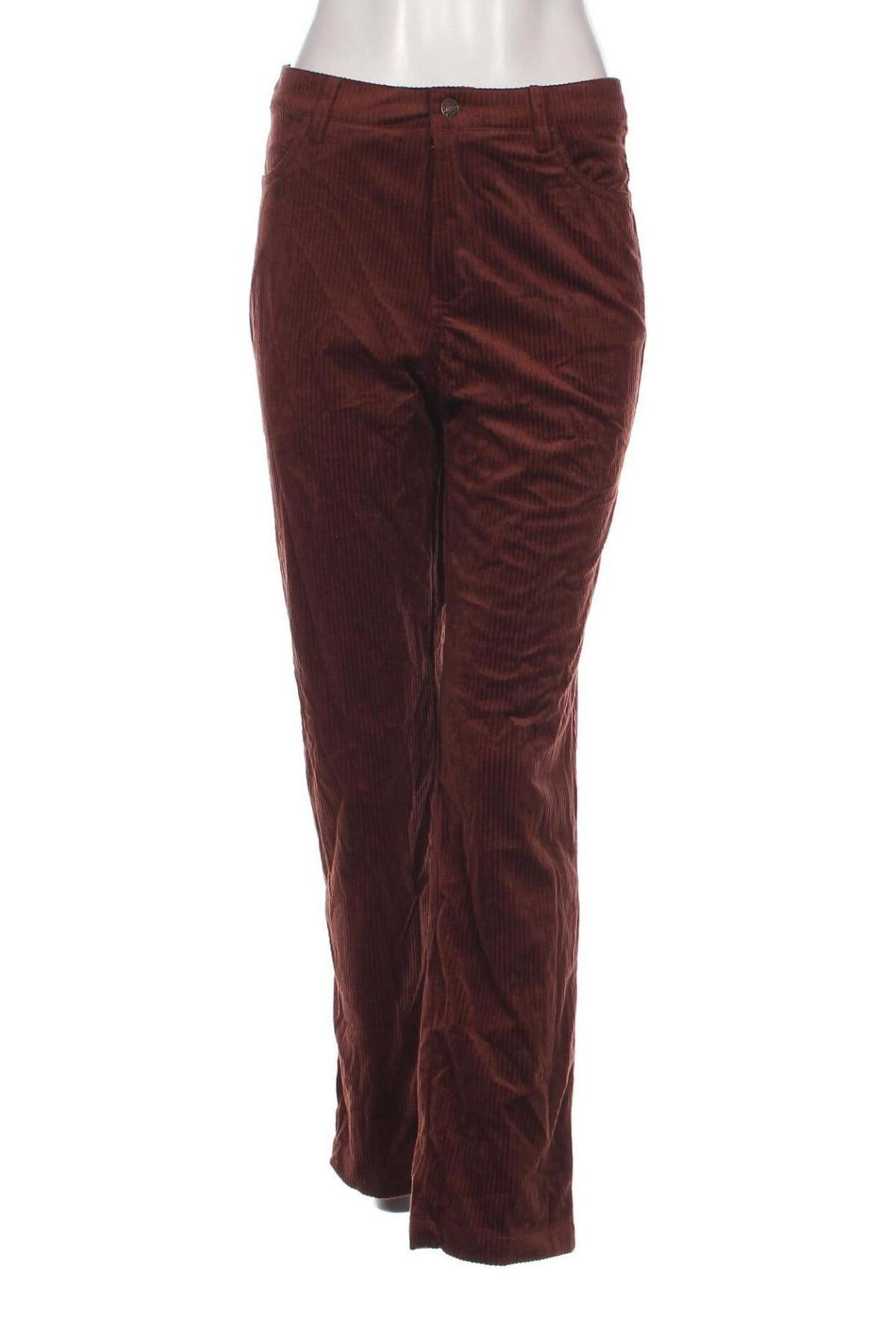 Pantaloni de velvet de femei Zaful, Mărime S, Culoare Maro, Preț 22,89 Lei