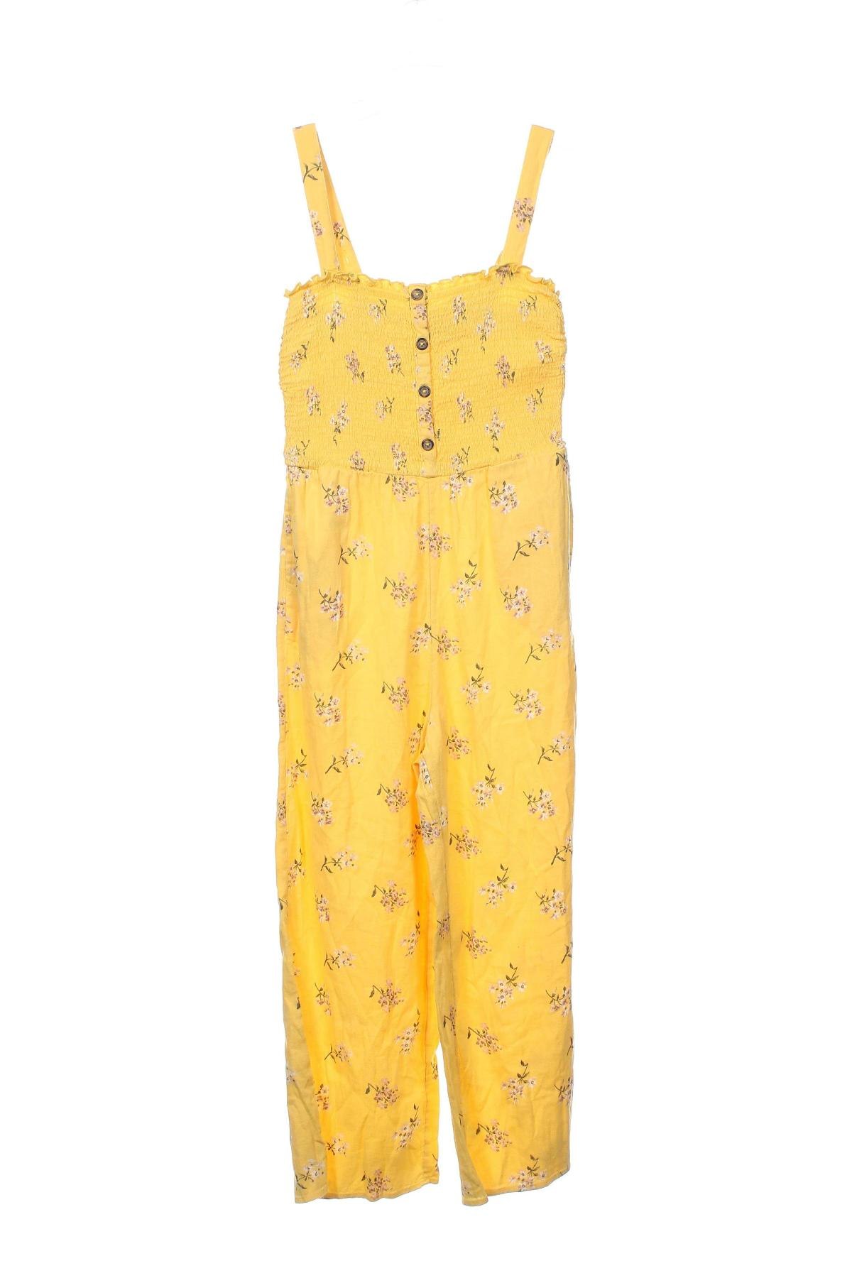 Damen Overall Hollister, Größe XS, Farbe Gelb, Preis 7,65 €