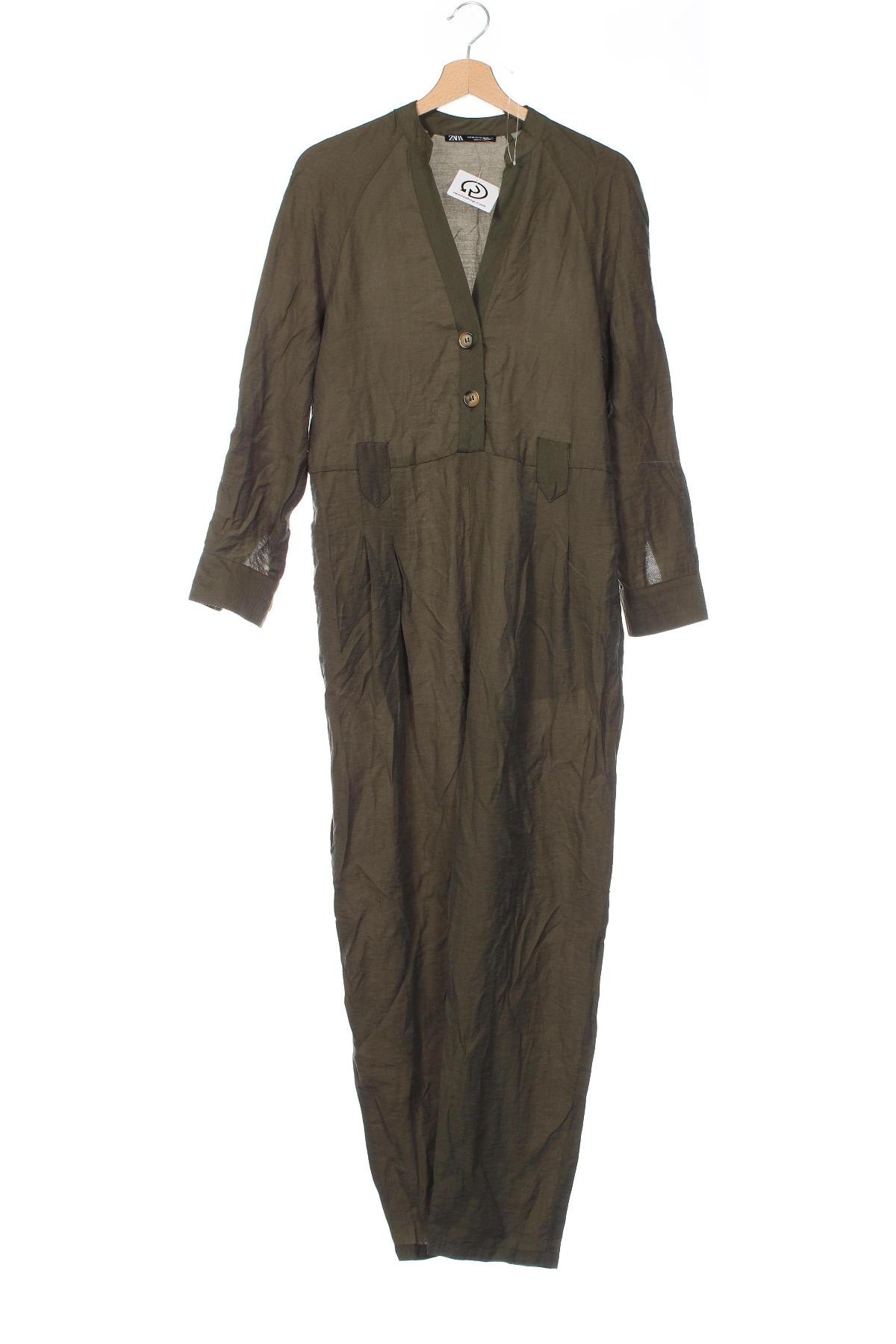 Damen Overall Zara, Größe XS, Farbe Grün, Preis 7,33 €