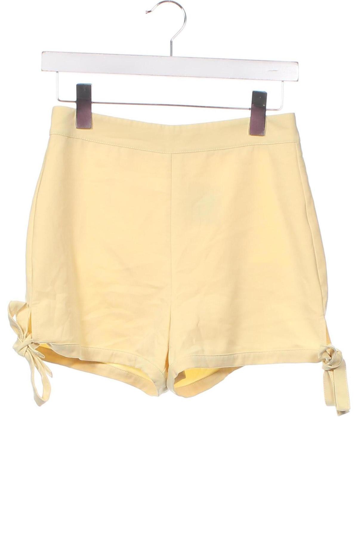 Pantaloni scurți de femei, Mărime XS, Culoare Galben, Preț 15,63 Lei