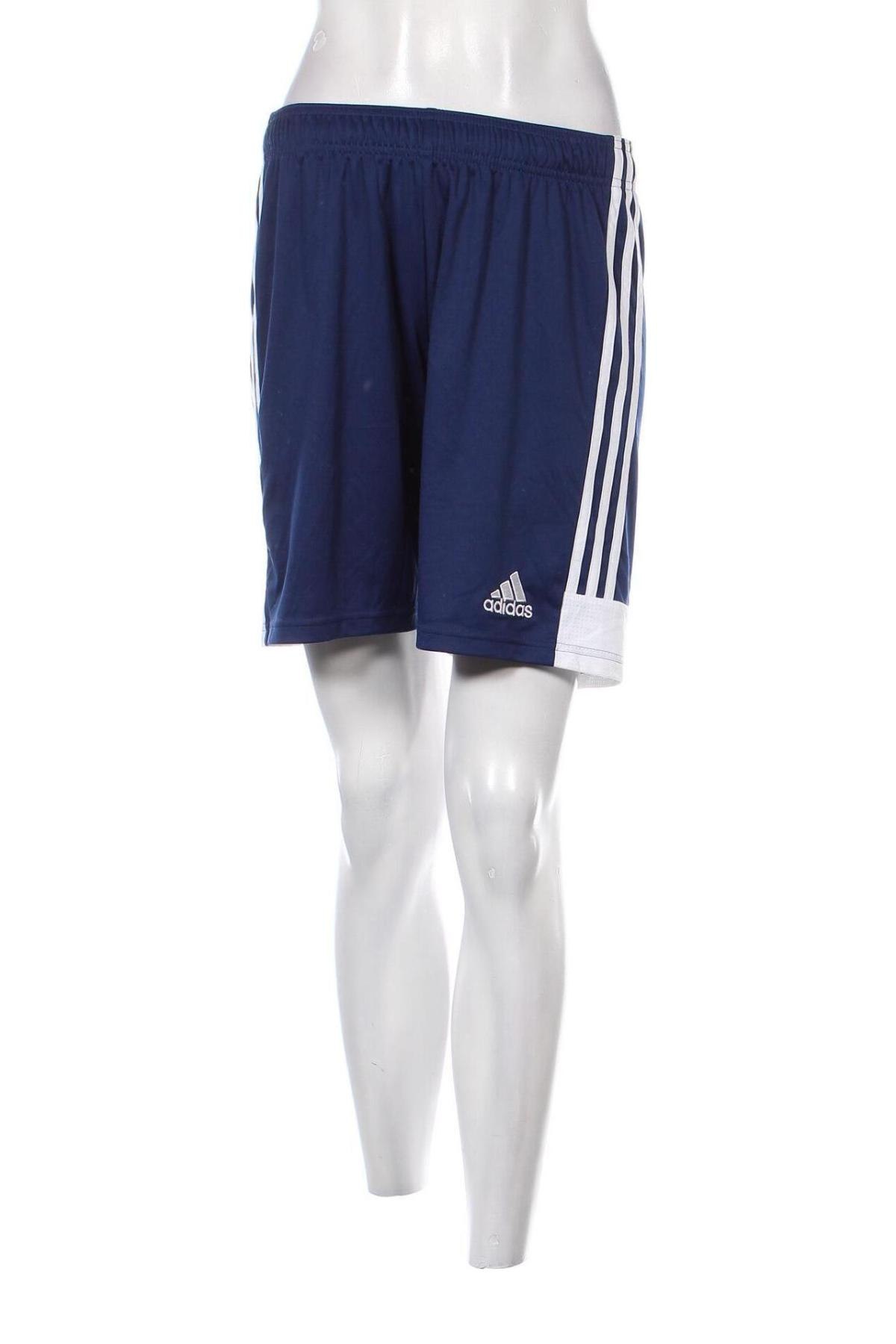 Pantaloni scurți de femei Adidas, Mărime M, Culoare Albastru, Preț 111,84 Lei