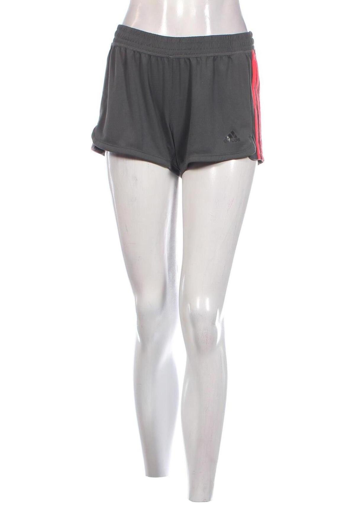 Γυναικείο κοντό παντελόνι Adidas, Μέγεθος S, Χρώμα Γκρί, Τιμή 9,46 €