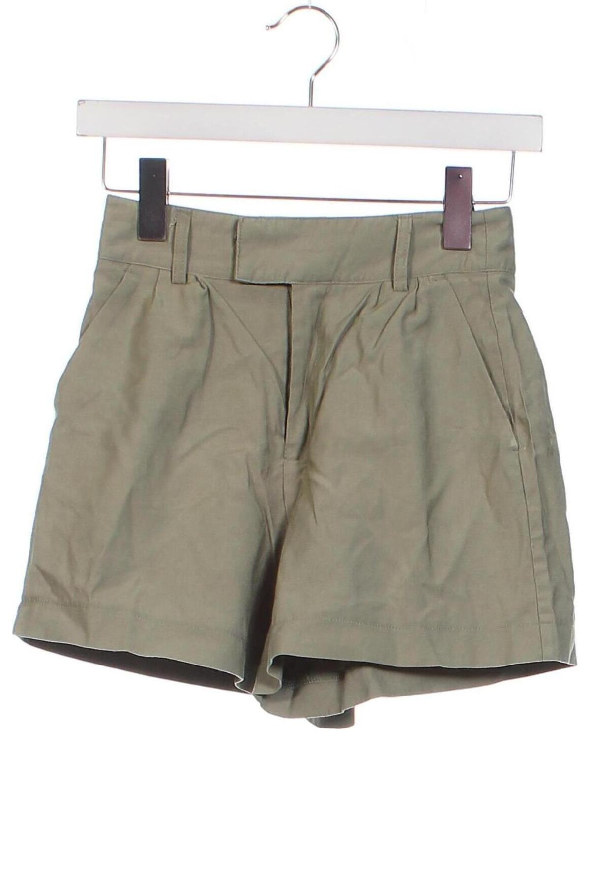 Дамски къс панталон Amisu, Размер XS, Цвят Зелен, Цена 19,00 лв.
