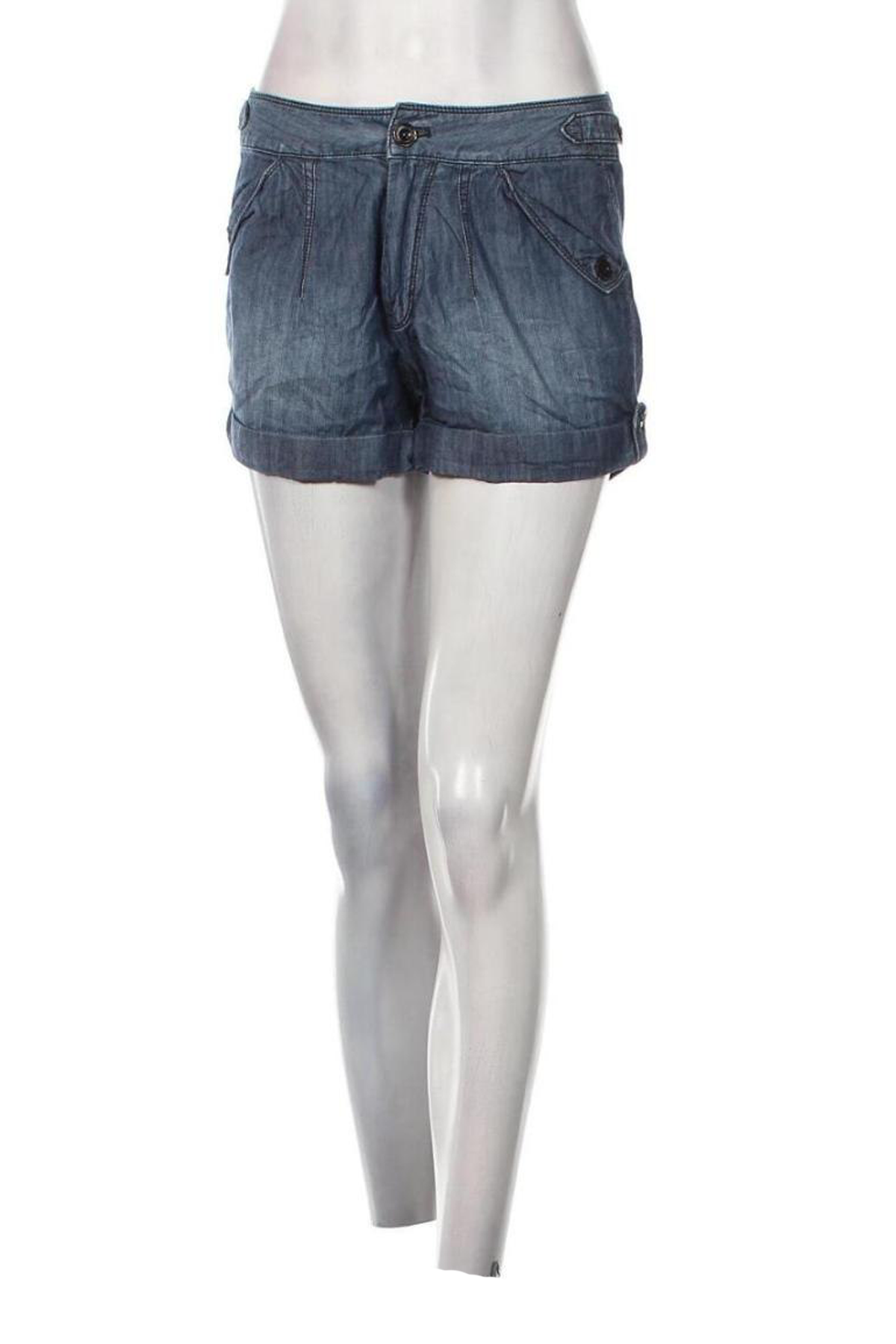Γυναικείο κοντό παντελόνι Diesel, Μέγεθος S, Χρώμα Μπλέ, Τιμή 29,94 €