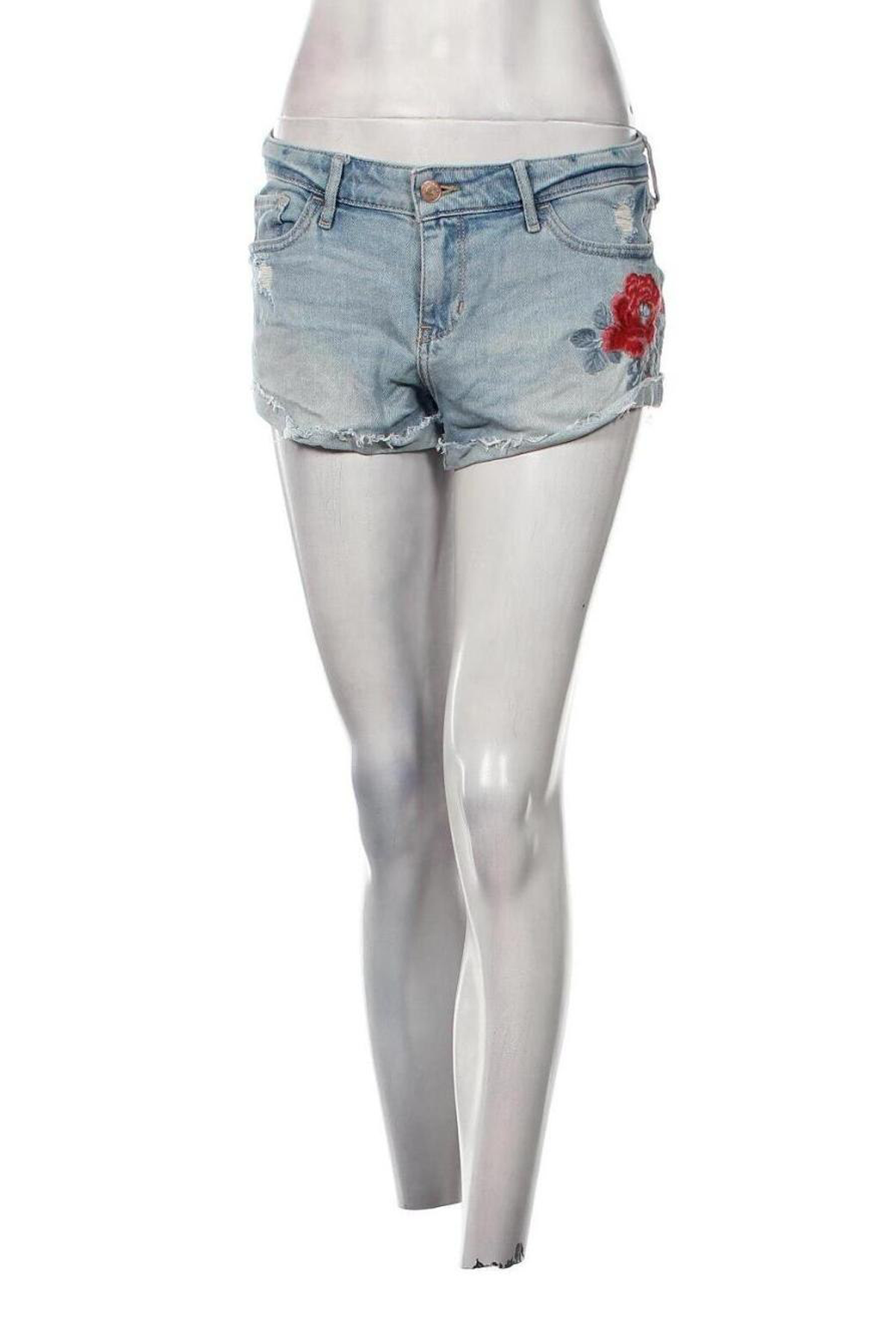 Γυναικείο κοντό παντελόνι Hollister, Μέγεθος M, Χρώμα Μπλέ, Τιμή 21,03 €