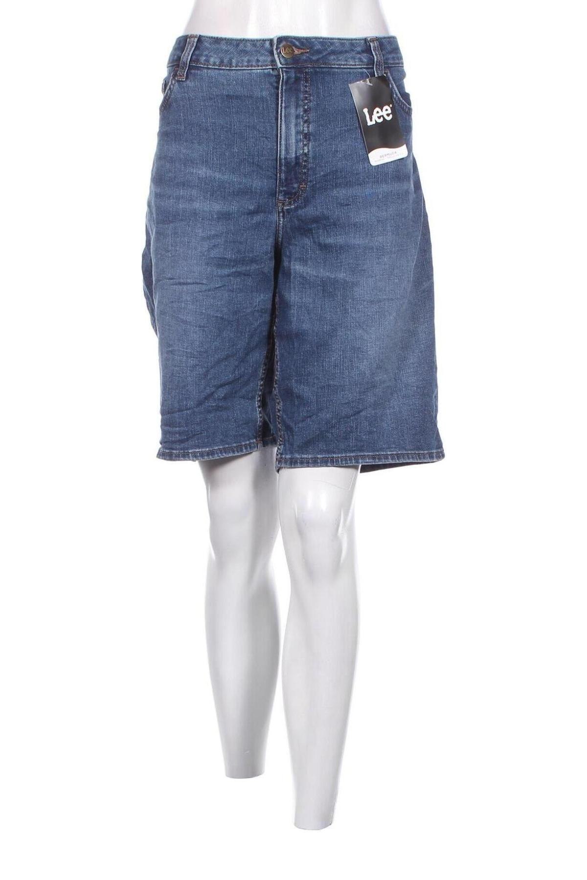 Pantaloni scurți de femei Lee, Mărime 3XL, Culoare Albastru, Preț 257,65 Lei