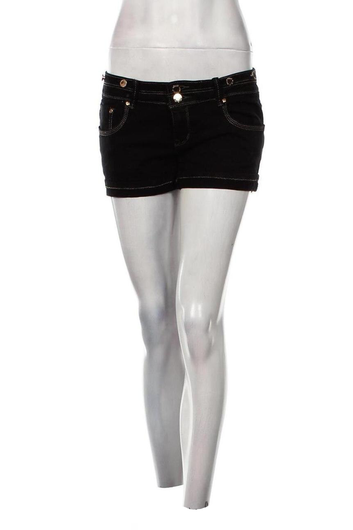Γυναικείο κοντό παντελόνι Monday Premium, Μέγεθος L, Χρώμα Μαύρο, Τιμή 6,11 €