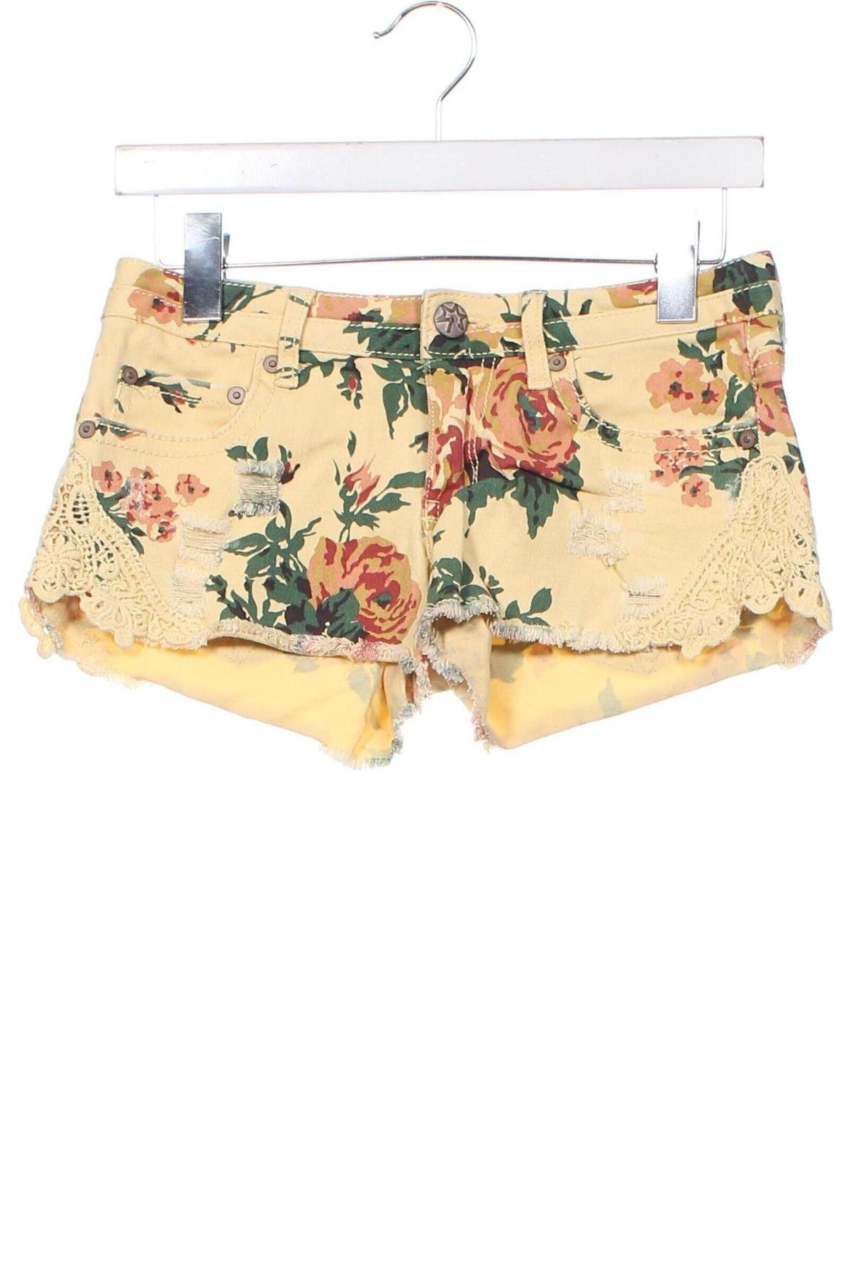 Γυναικείο κοντό παντελόνι Mudd, Μέγεθος S, Χρώμα Πολύχρωμο, Τιμή 11,75 €