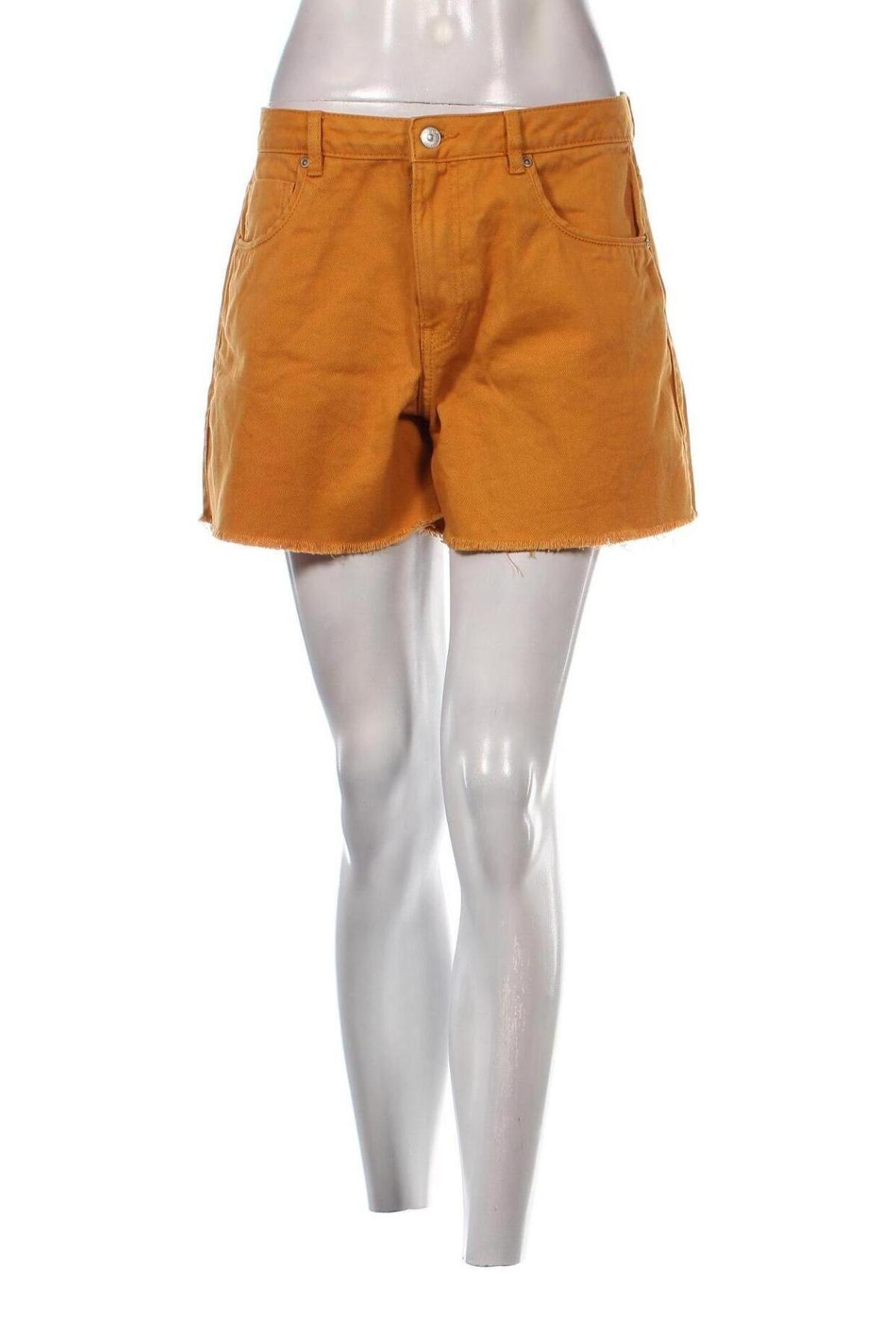 Дамски къс панталон Promod, Размер M, Цвят Жълт, Цена 34,00 лв.