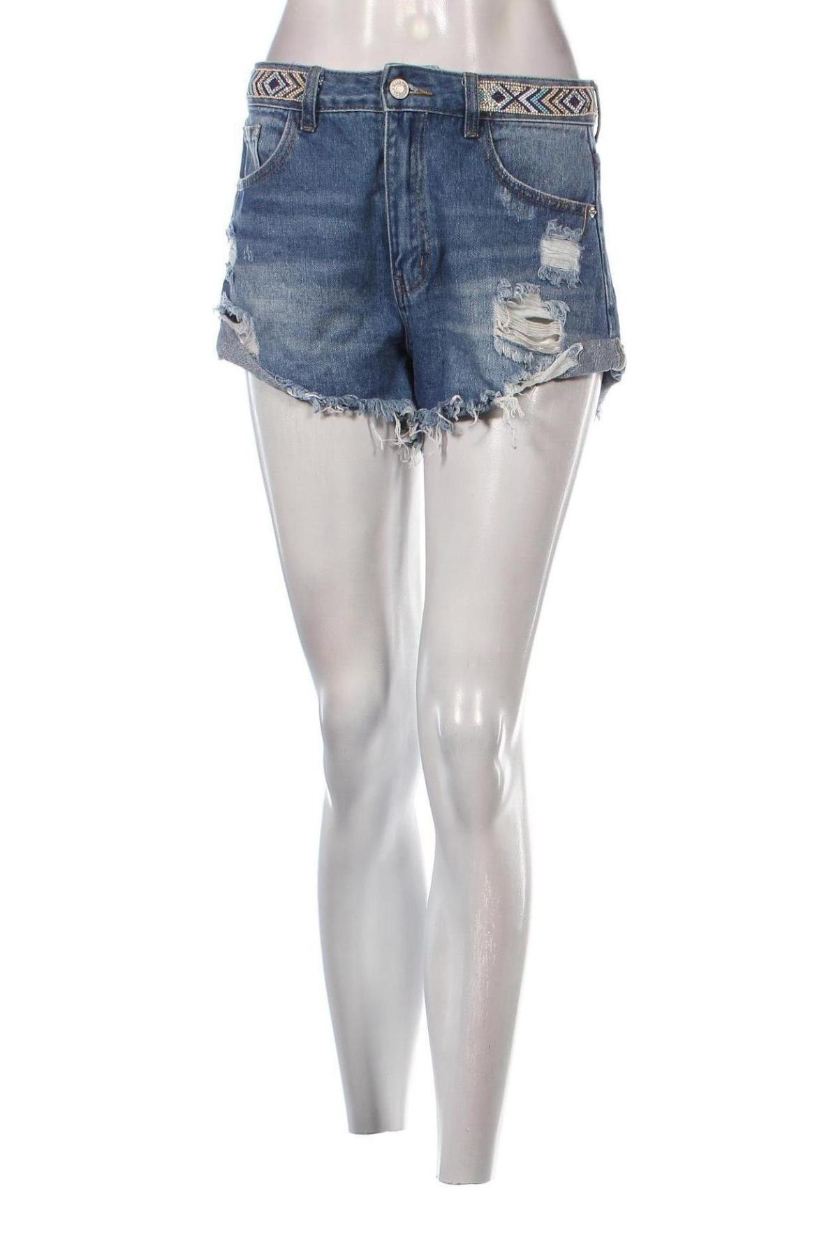 Γυναικείο κοντό παντελόνι SHEIN, Μέγεθος M, Χρώμα Μπλέ, Τιμή 11,75 €