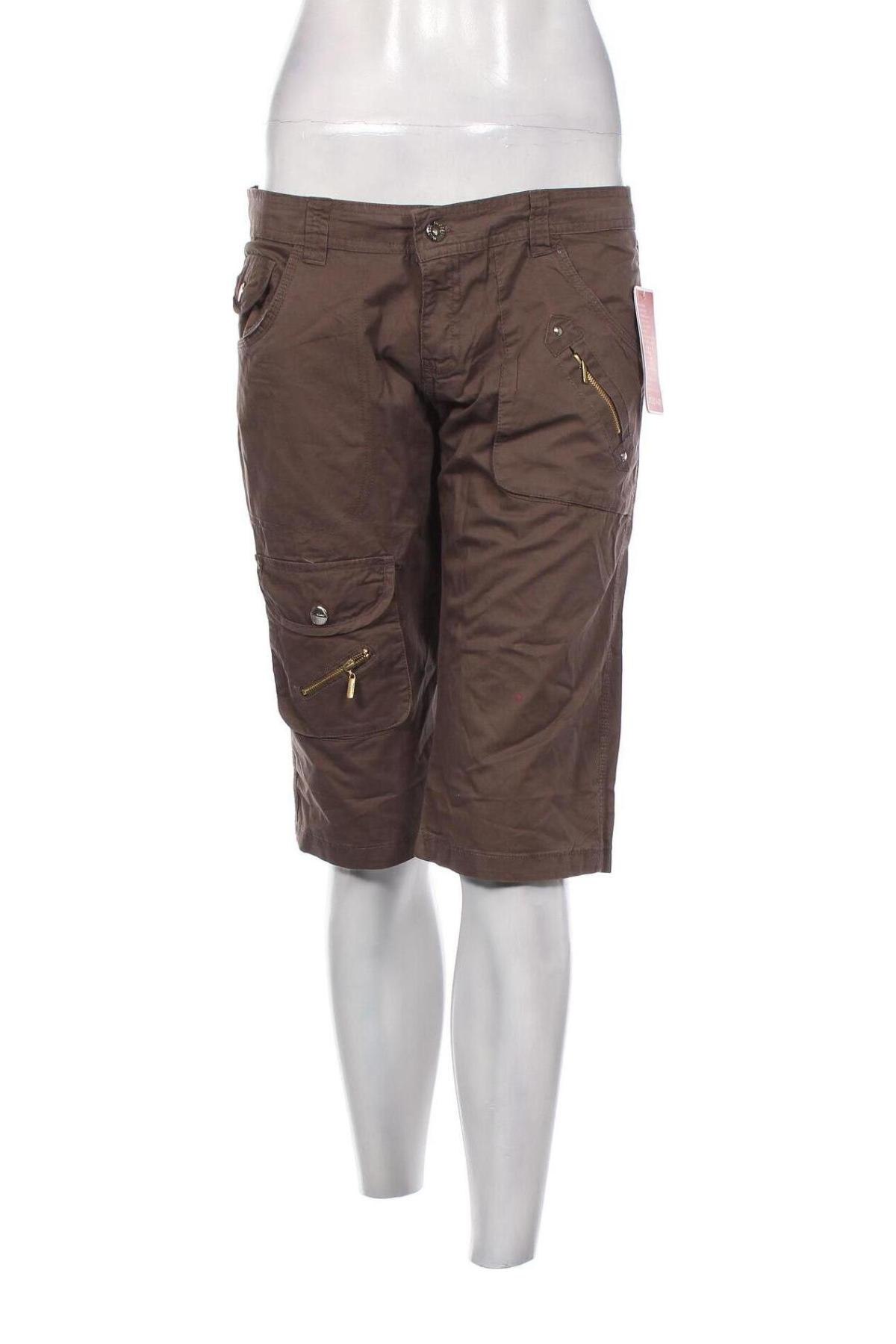 Дамски къс панталон Success, Размер M, Цвят Кафяв, Цена 22,80 лв.