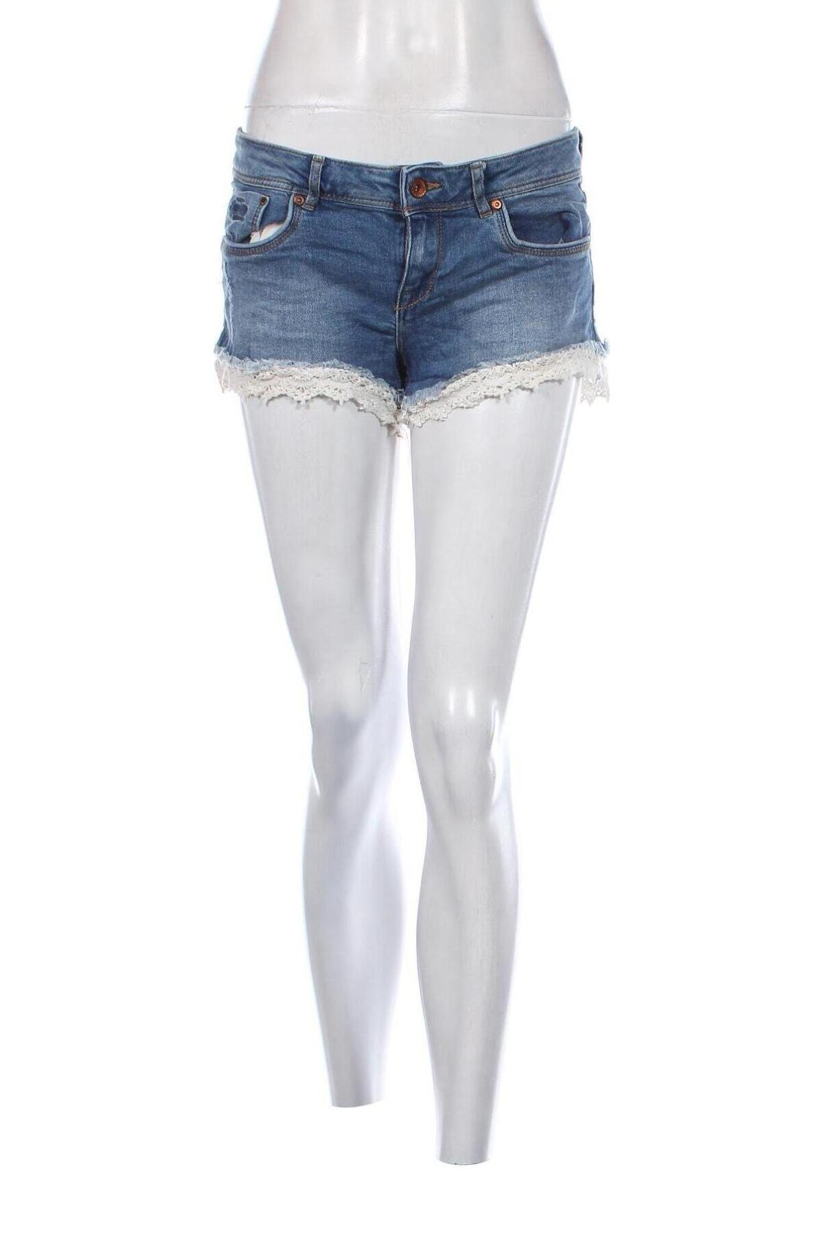 Γυναικείο κοντό παντελόνι Superdry, Μέγεθος M, Χρώμα Μπλέ, Τιμή 9,97 €