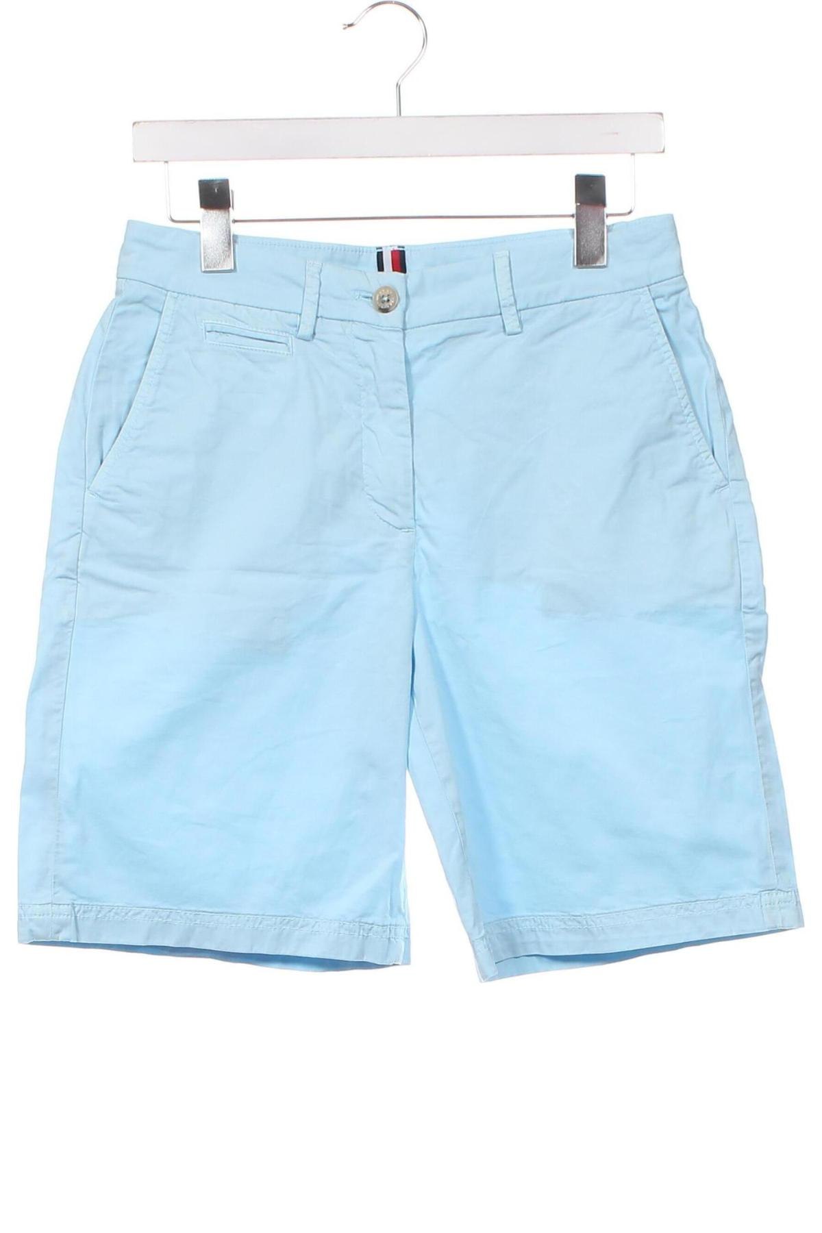 Дамски къс панталон Tommy Hilfiger, Размер XS, Цвят Син, Цена 74,02 лв.