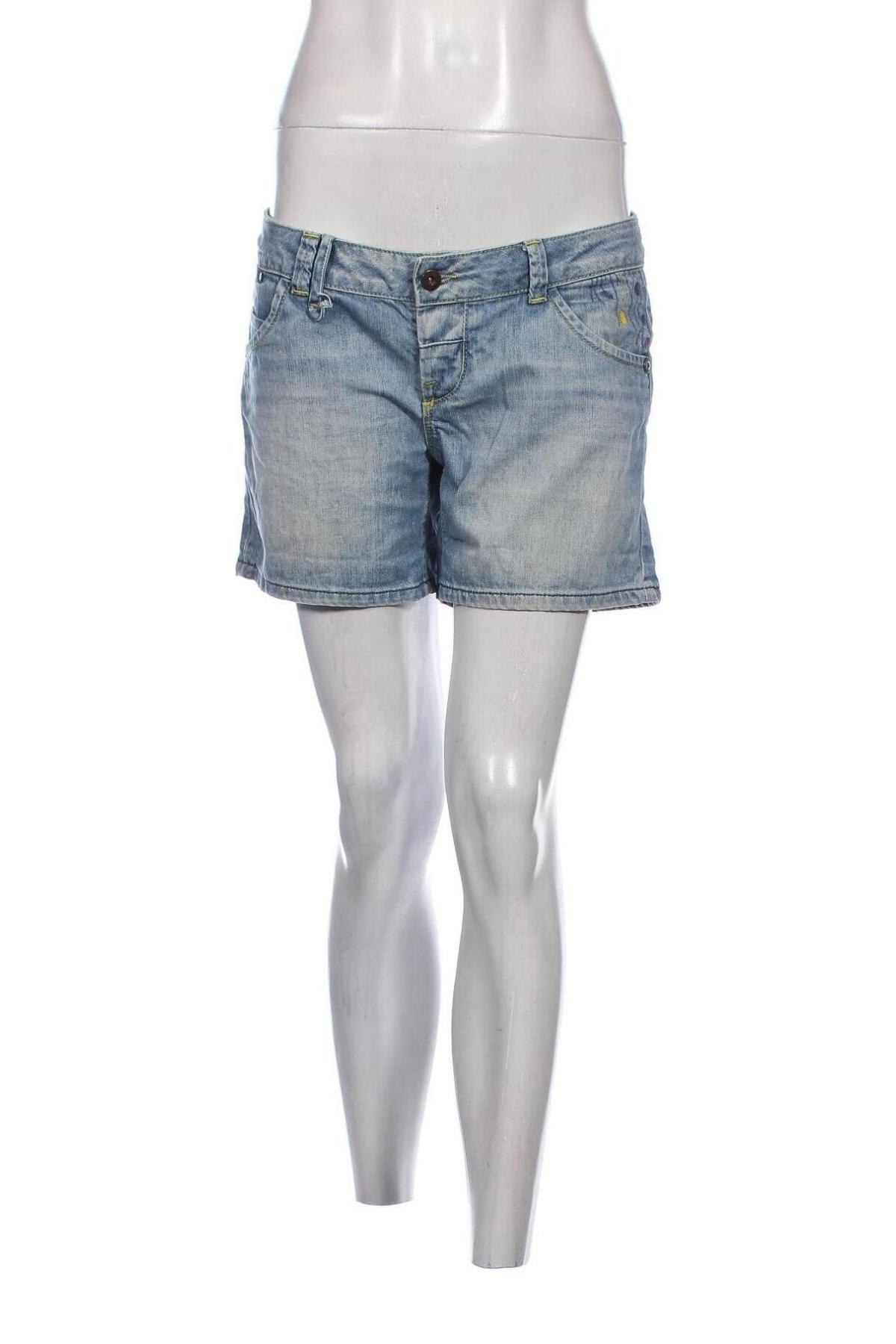 Дамски къс панталон VILA, Размер L, Цвят Син, Цена 20,01 лв.