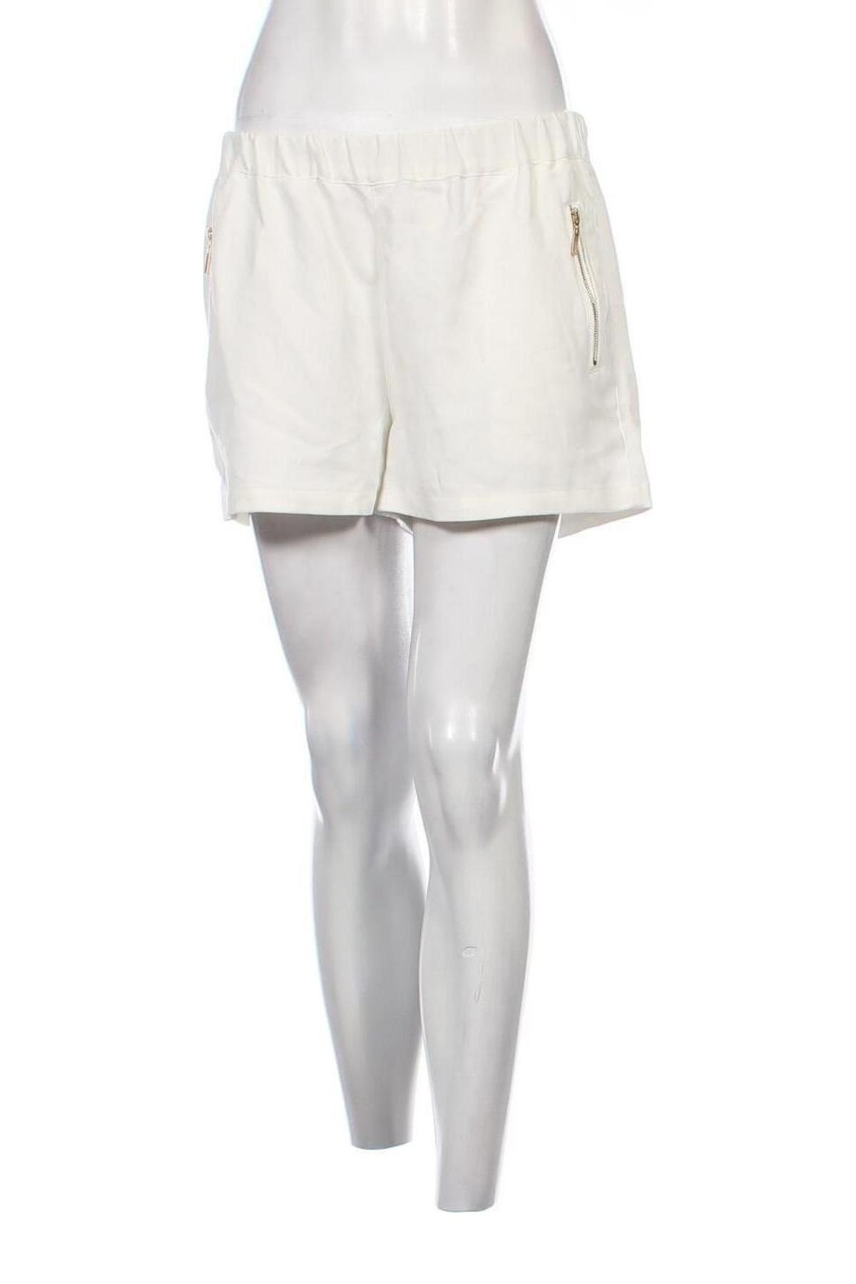 Γυναικείο κοντό παντελόνι Vero Moda, Μέγεθος M, Χρώμα Λευκό, Τιμή 12,37 €