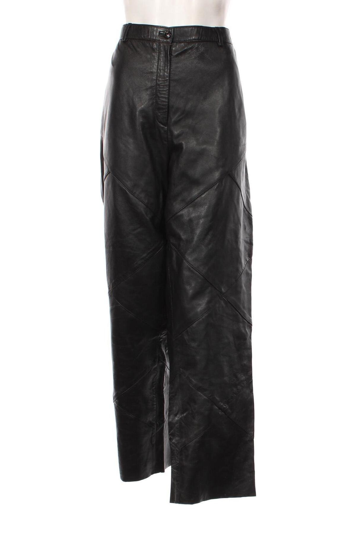 Pantaloni de piele pentru damă, Mărime 3XL, Culoare Negru, Preț 565,79 Lei