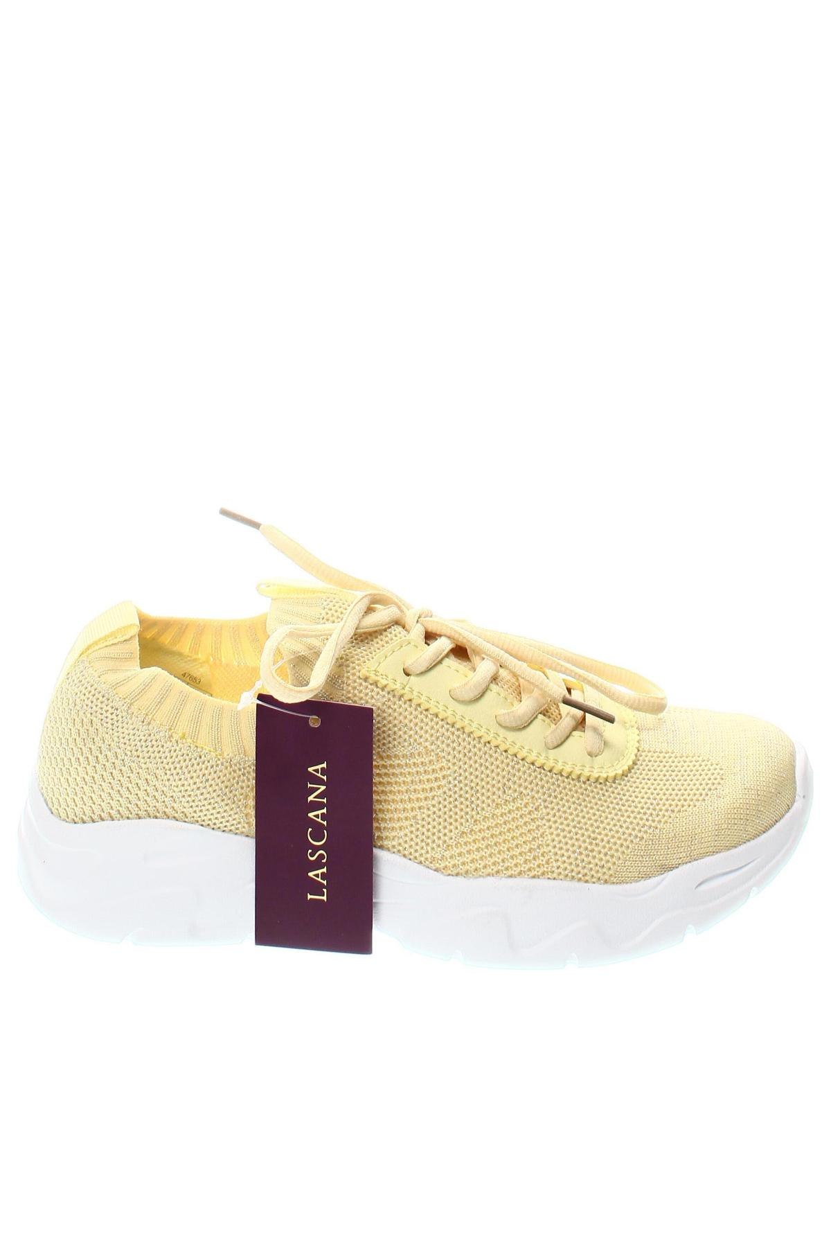 Γυναικεία παπούτσια Lascana, Μέγεθος 38, Χρώμα Κίτρινο, Τιμή 15,98 €