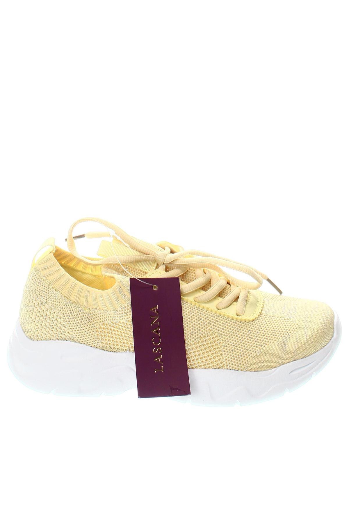 Γυναικεία παπούτσια Lascana, Μέγεθος 36, Χρώμα Κίτρινο, Τιμή 12,78 €