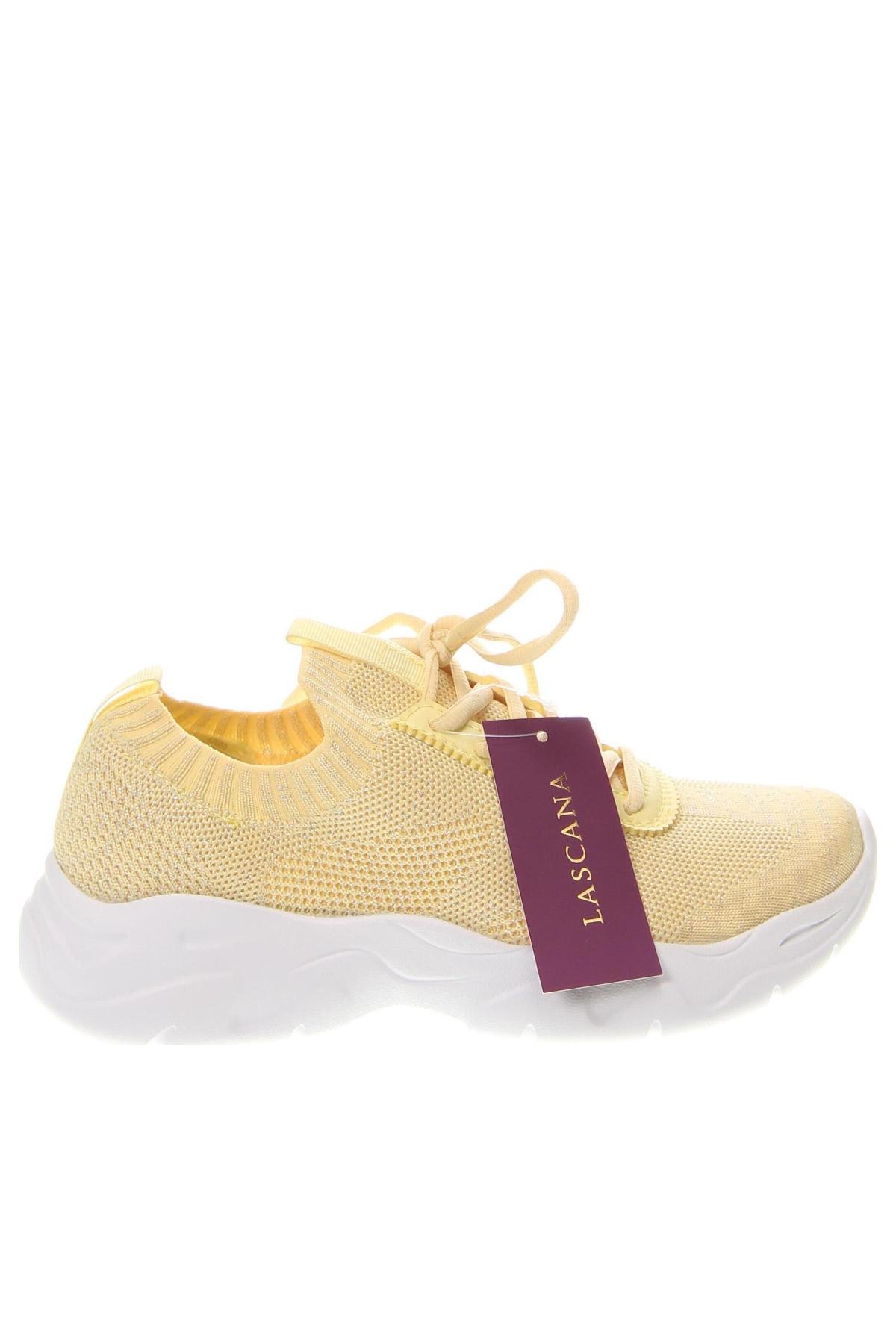 Γυναικεία παπούτσια Lascana, Μέγεθος 39, Χρώμα Κίτρινο, Τιμή 14,70 €