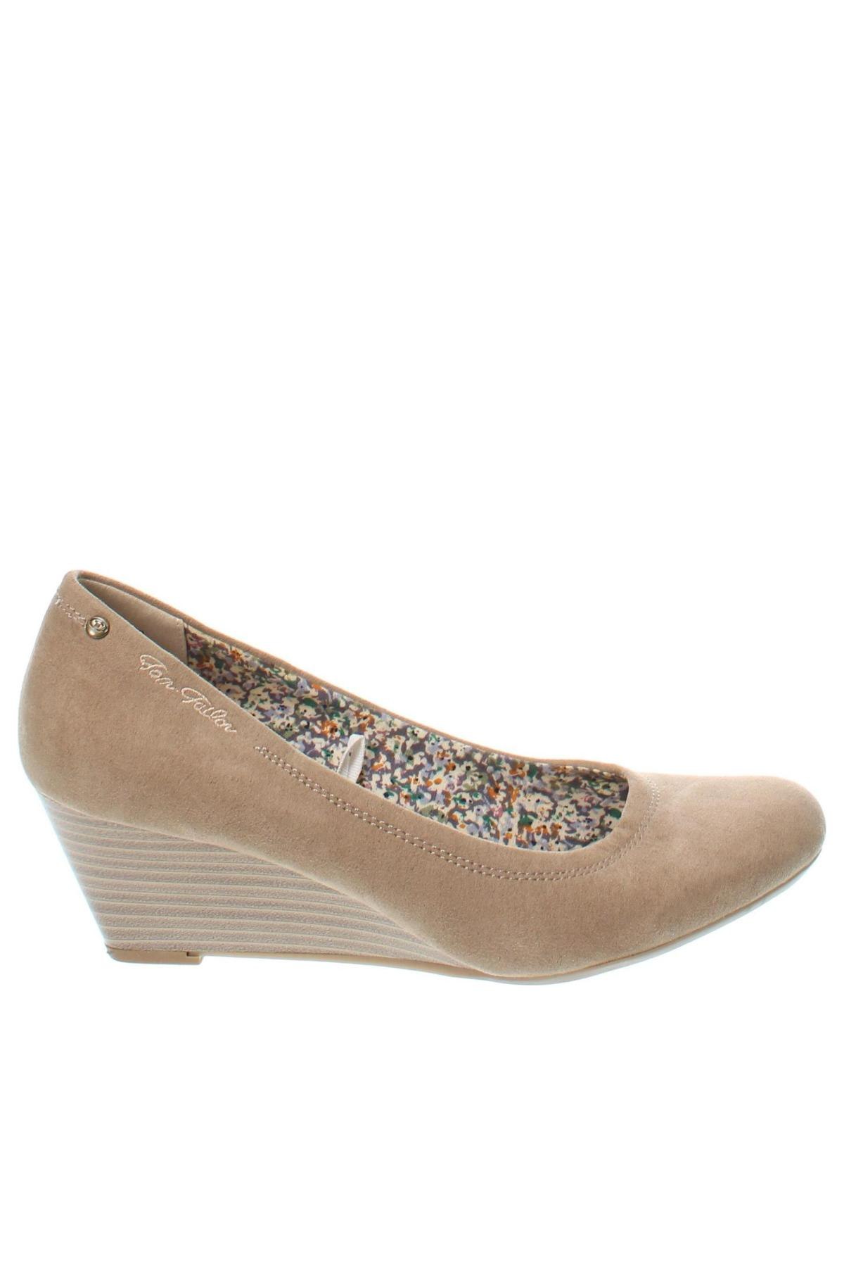 Damenschuhe Tom Tailor, Größe 38, Farbe Beige, Preis € 13,83