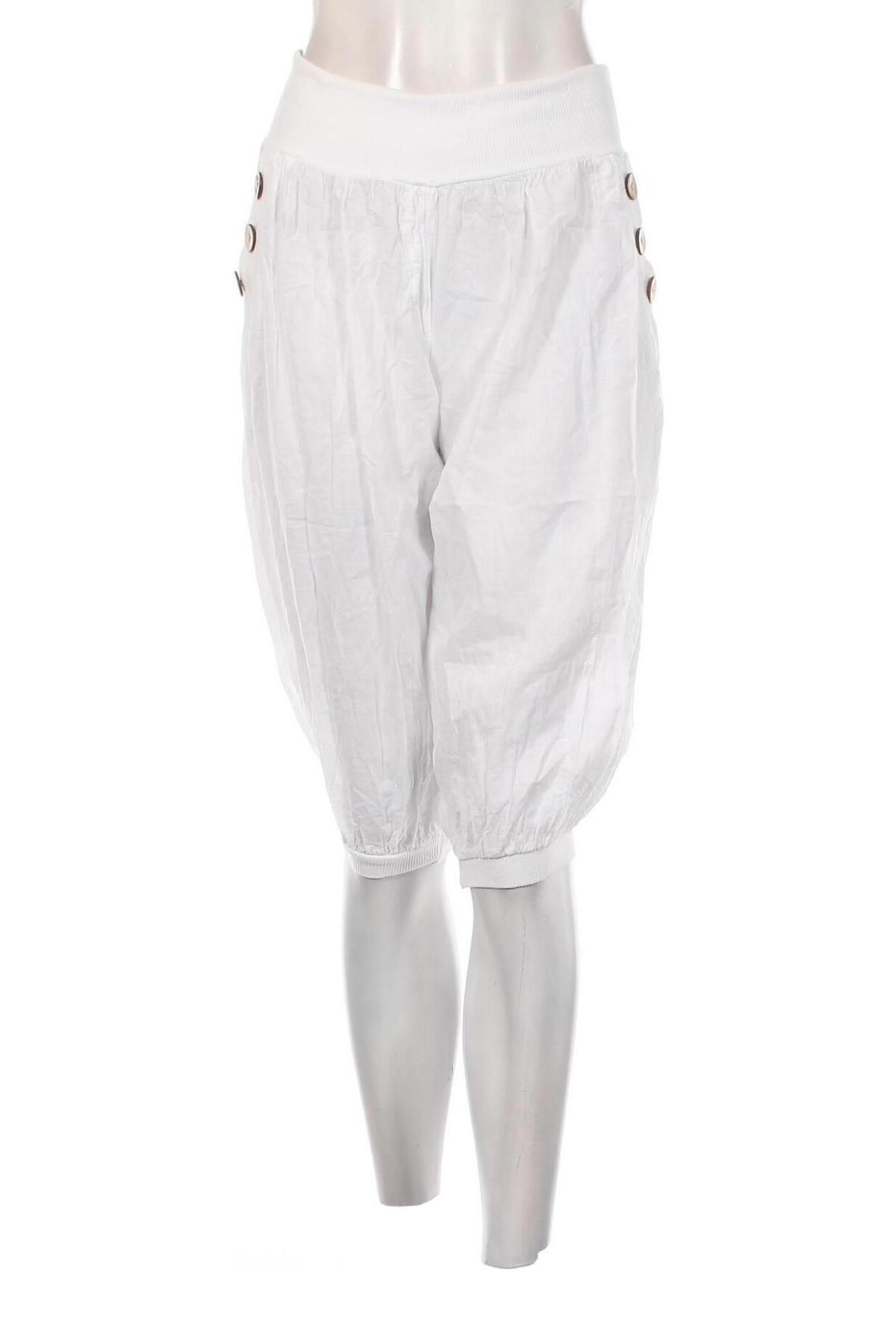 Dámské kalhoty , Velikost M, Barva Bílá, Cena  92,00 Kč